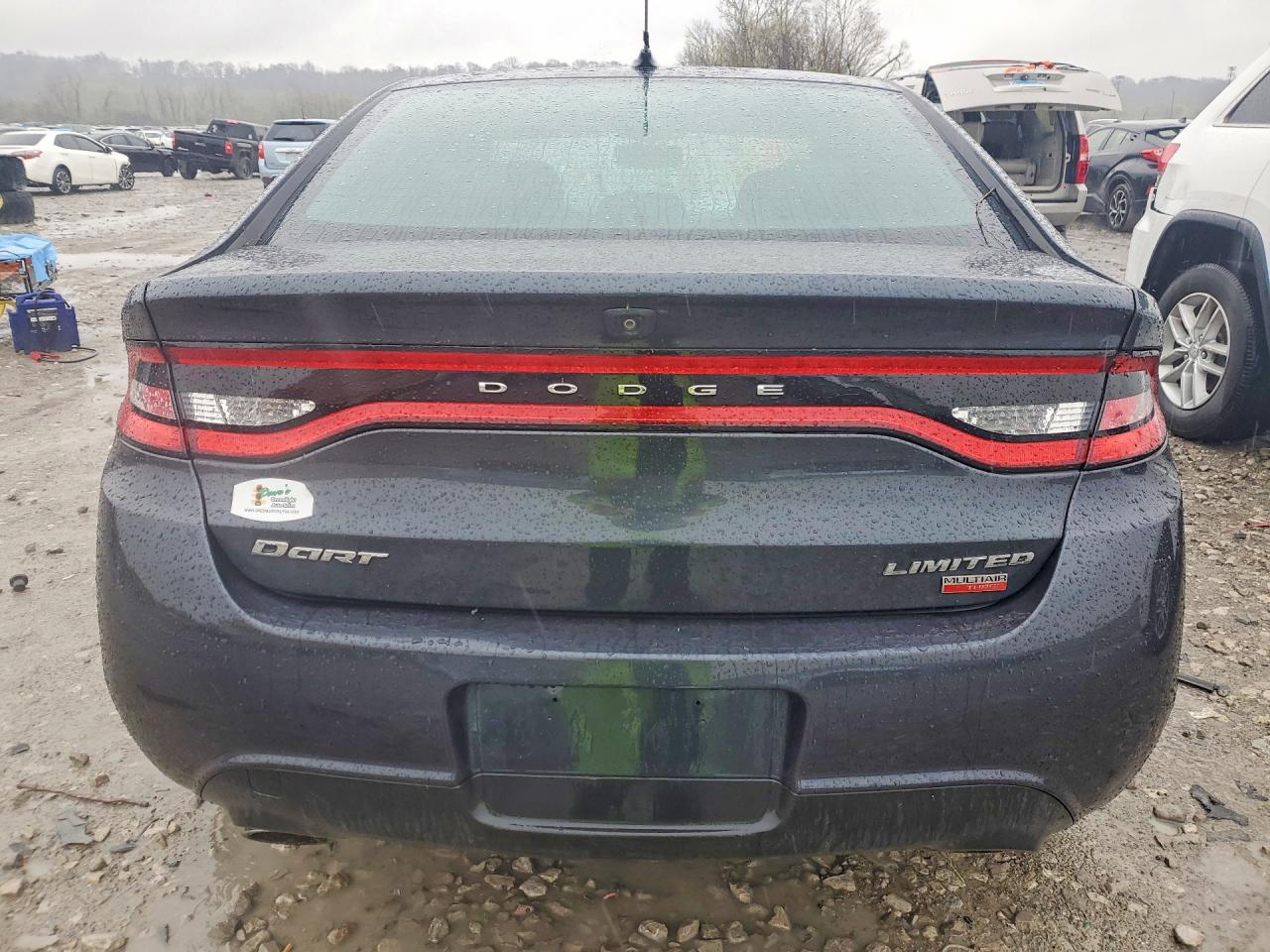 2013 Dodge Dart Limited Gray vin: 1C3CDFCHXDD319995