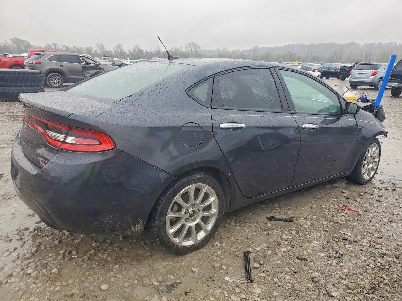 2013 Dodge Dart Limited Gray vin: 1C3CDFCHXDD319995