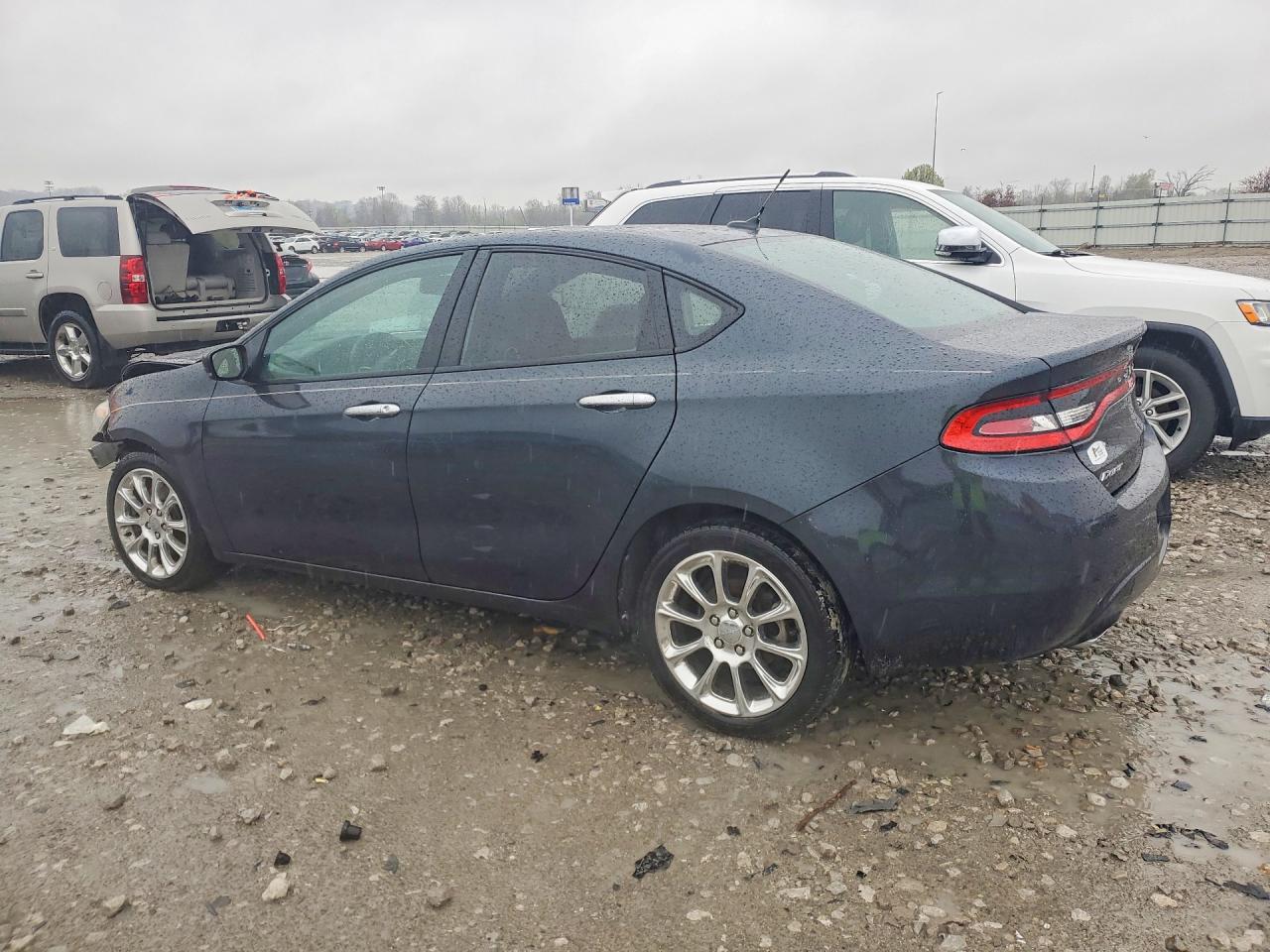 2013 Dodge Dart Limited Gray vin: 1C3CDFCHXDD319995
