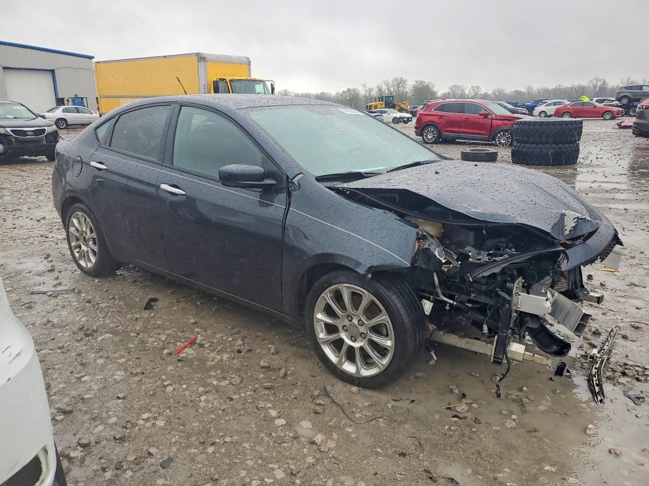2013 Dodge Dart Limited Gray vin: 1C3CDFCHXDD319995