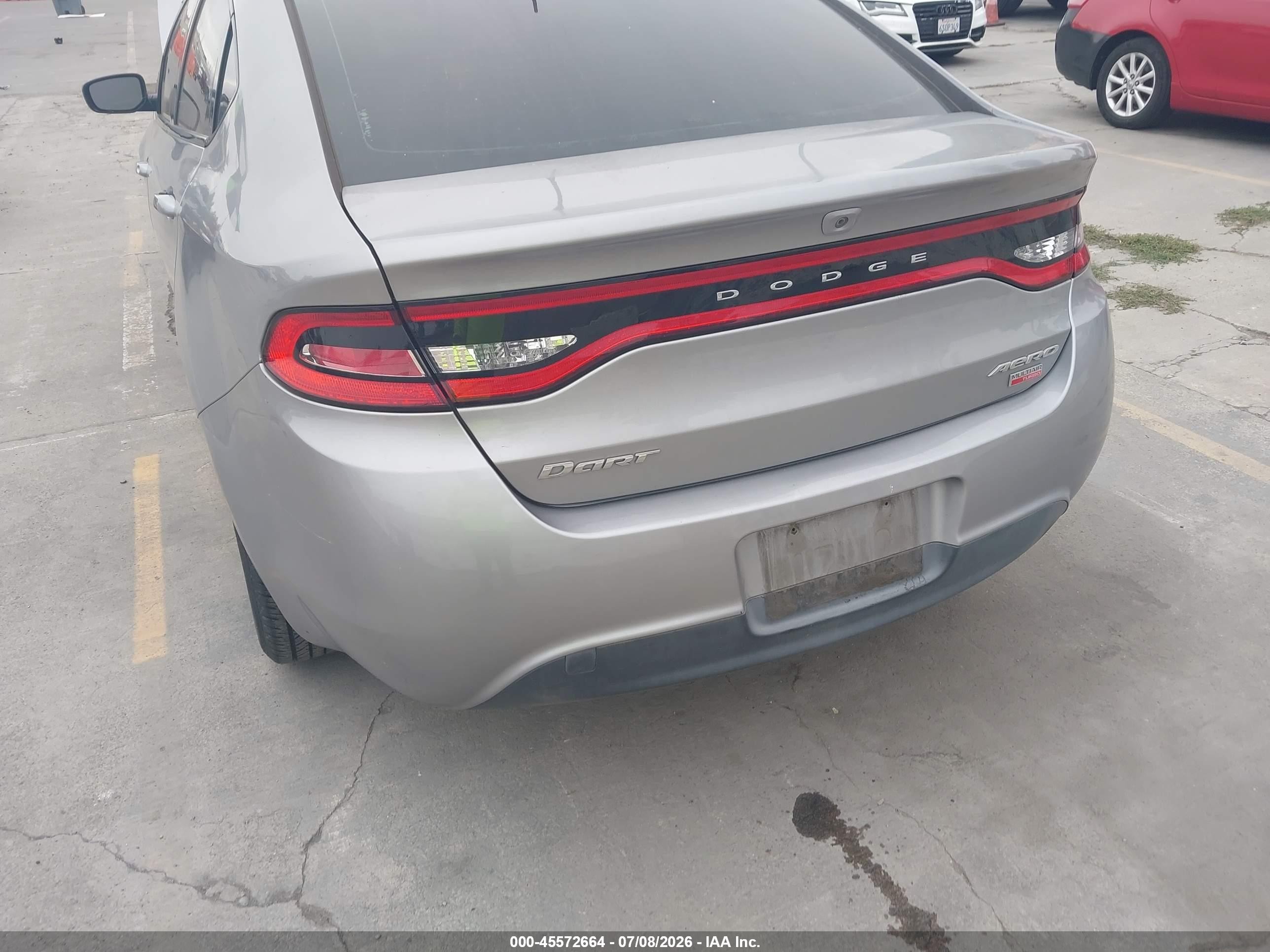 2015 Dodge Dart Aero Серебряный vin: 1C3CDFDH2FD181418