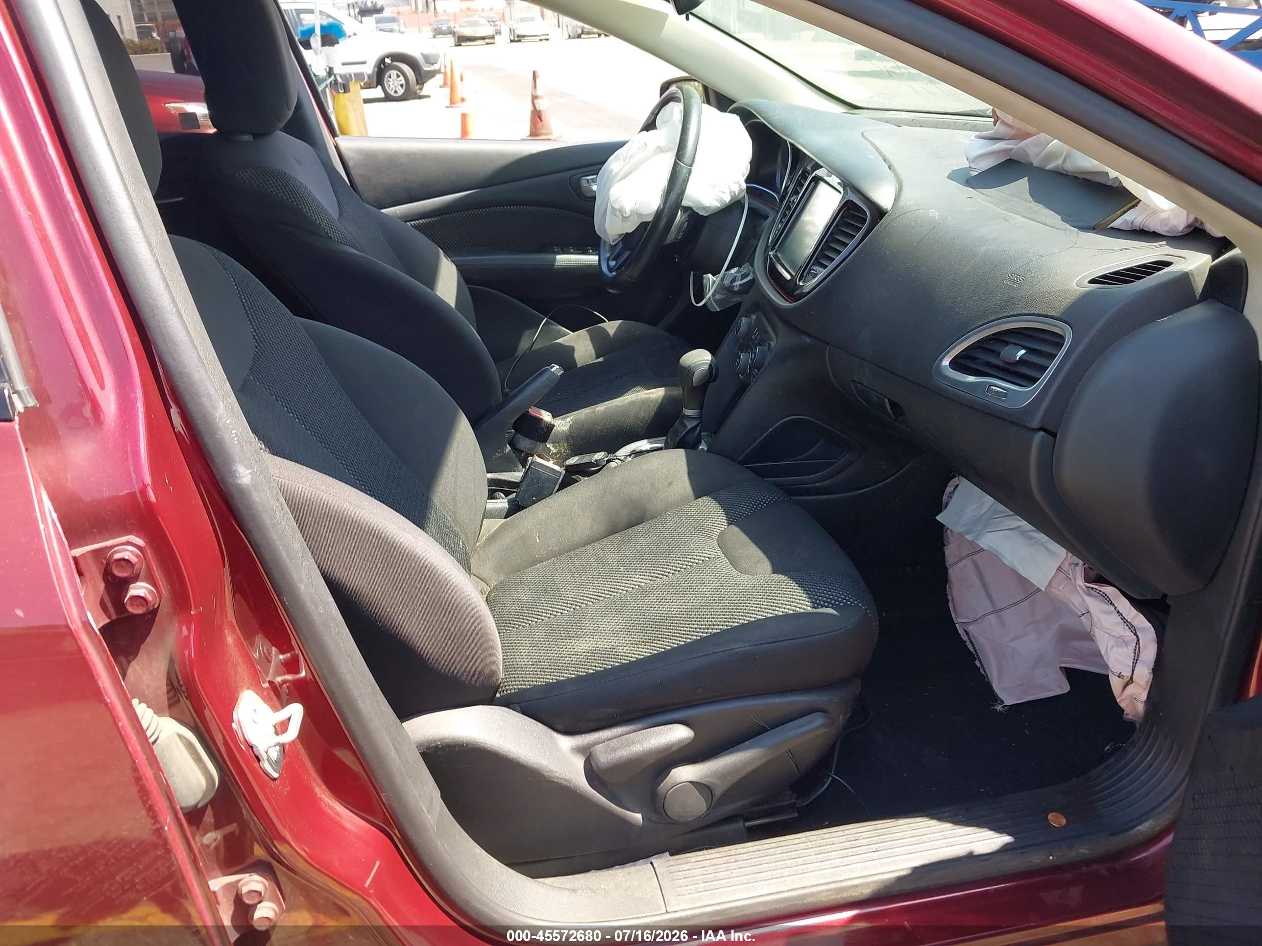 2015 Dodge Dart Aero Burgundy vin: 1C3CDFDH2FD301010