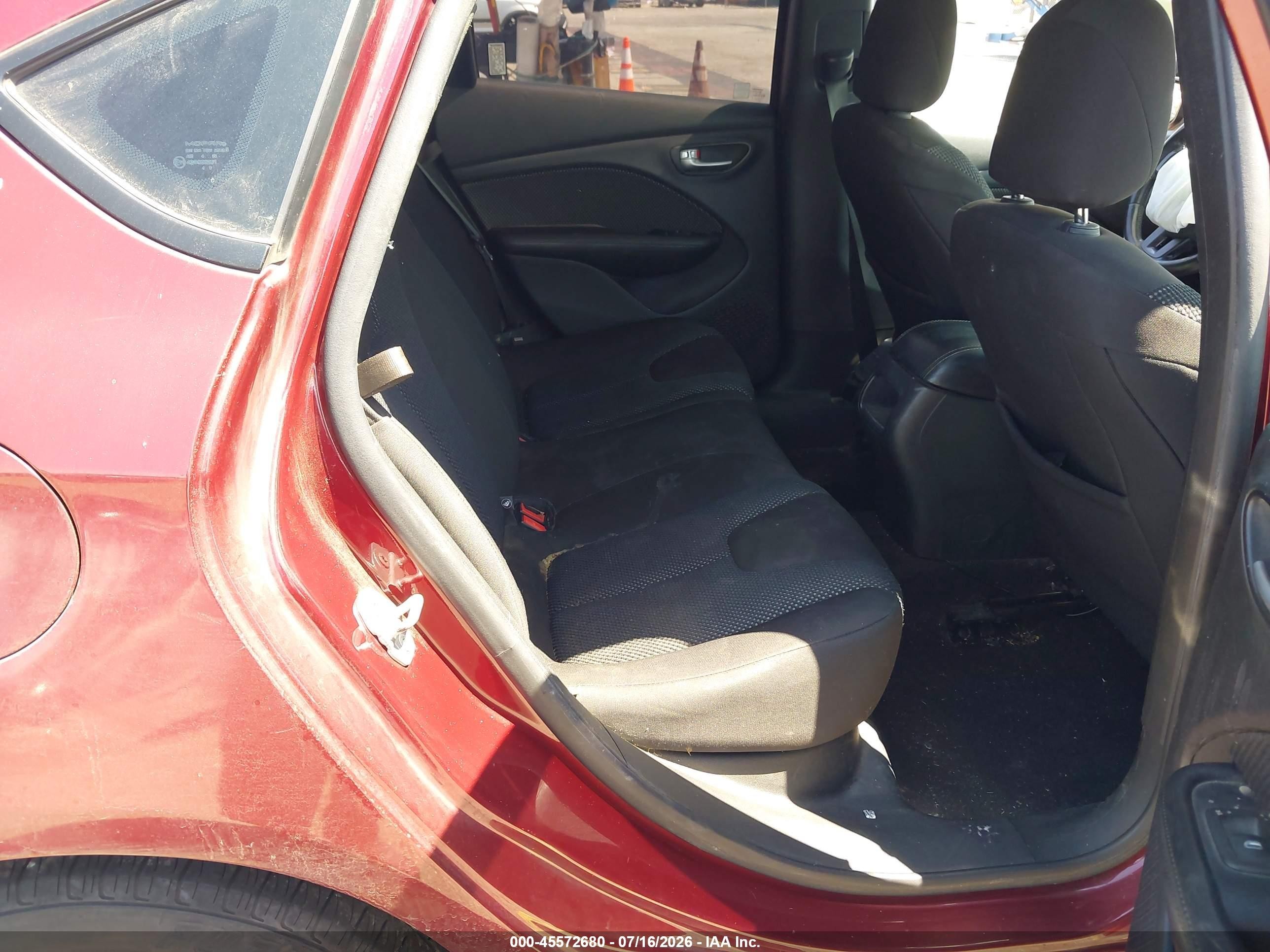 2015 Dodge Dart Aero Burgundy vin: 1C3CDFDH2FD301010