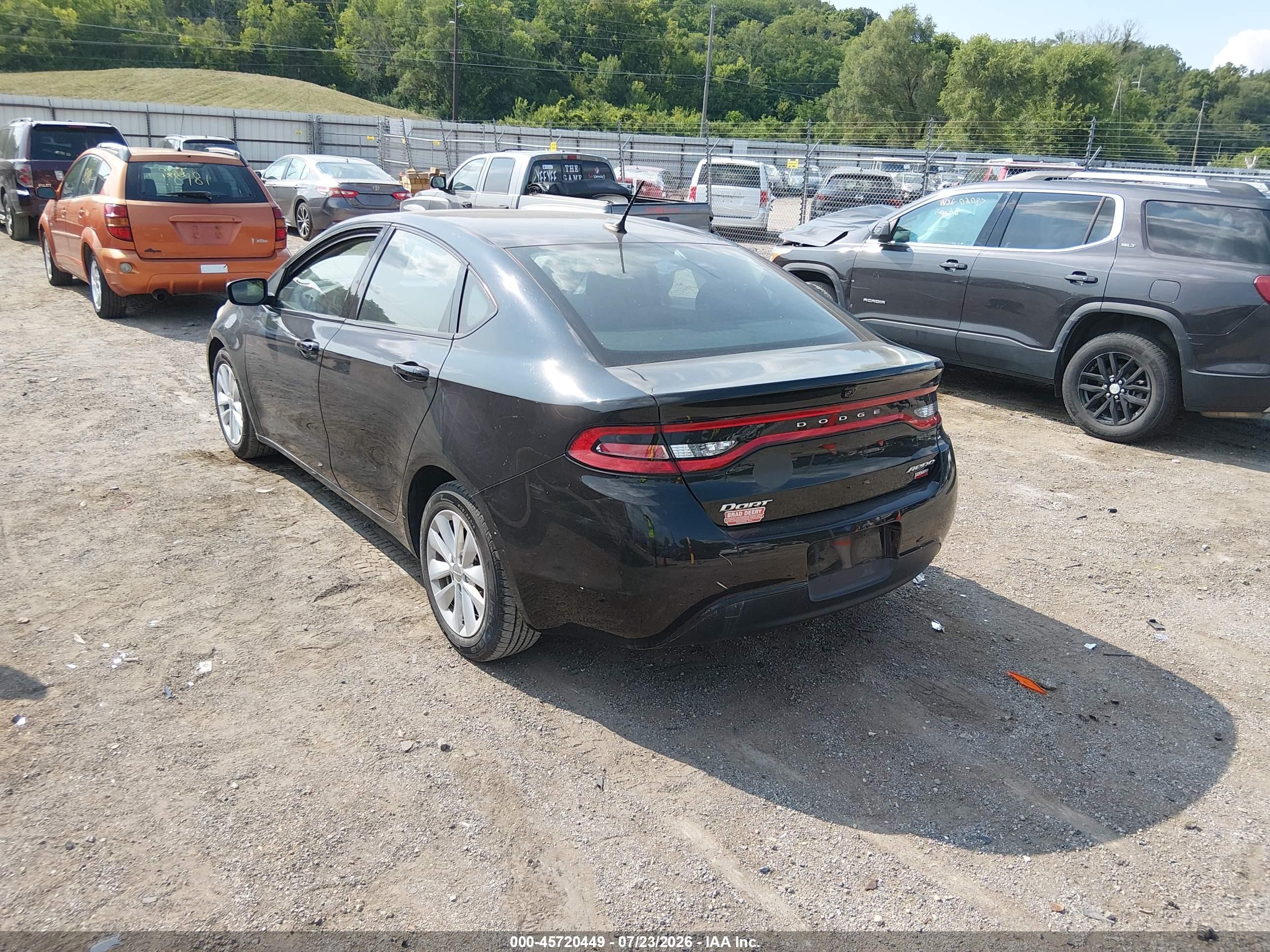 2015 Dodge Dart Aero Черный vin: 1C3CDFDH4FD123522