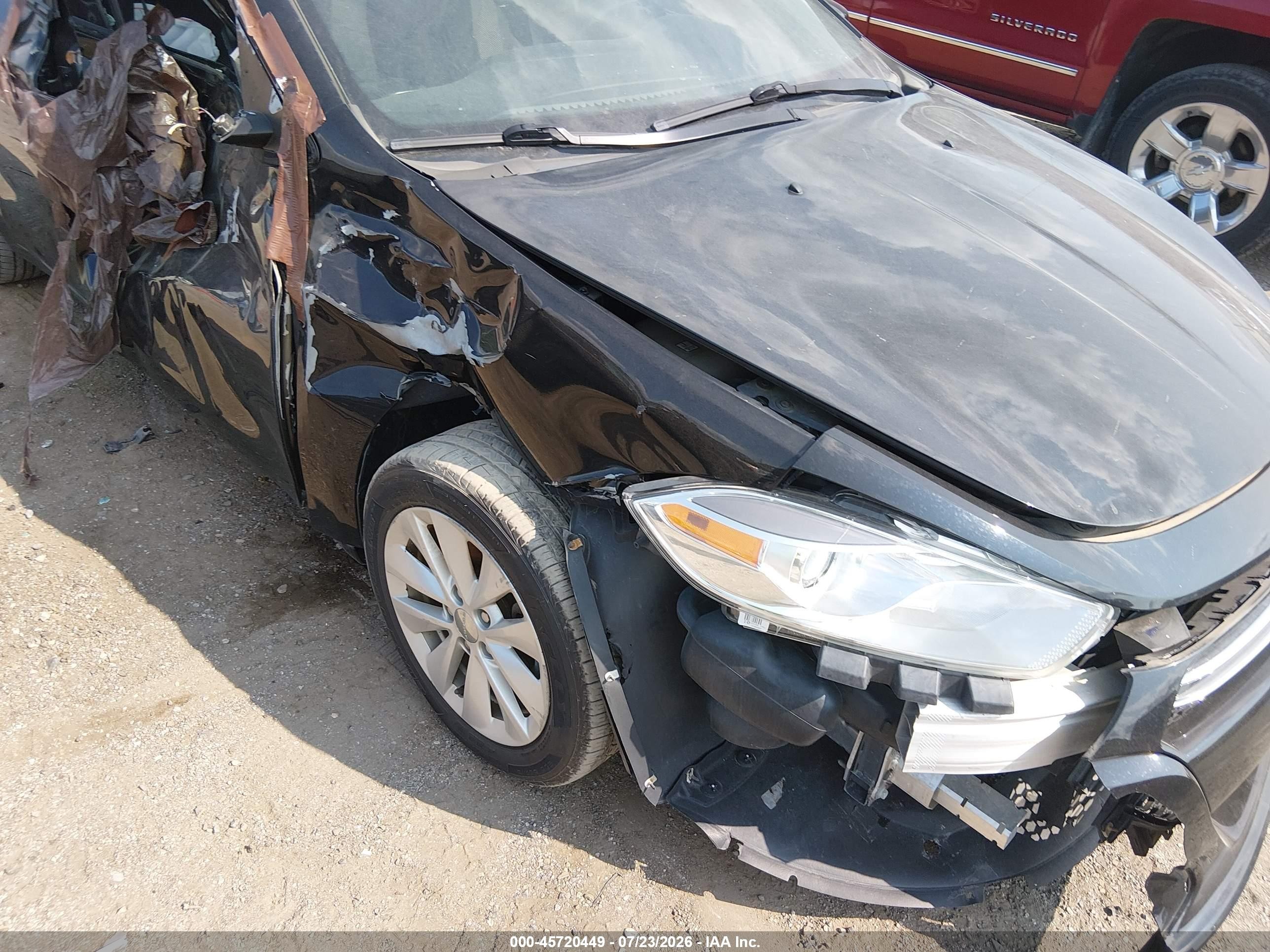 2015 Dodge Dart Aero Черный vin: 1C3CDFDH4FD123522