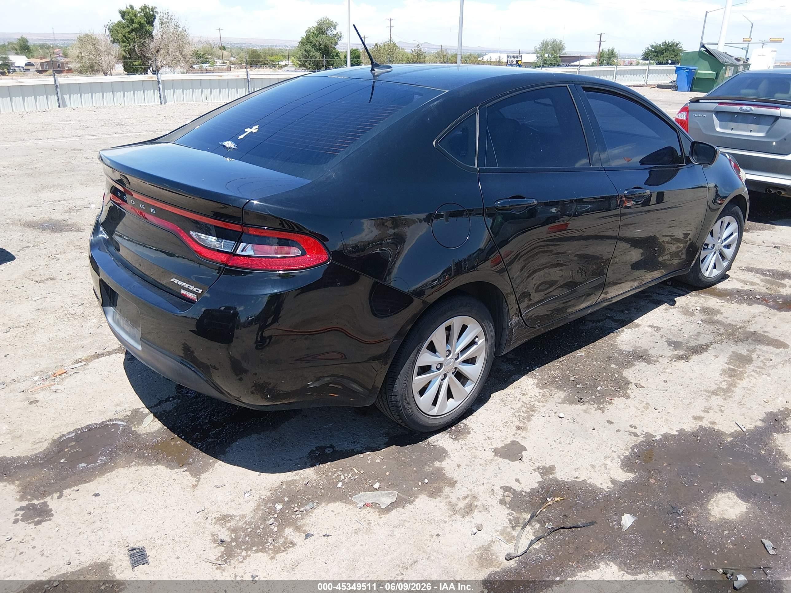 2016 Dodge Dart Aero Black vin: 1C3CDFDH4GD539880