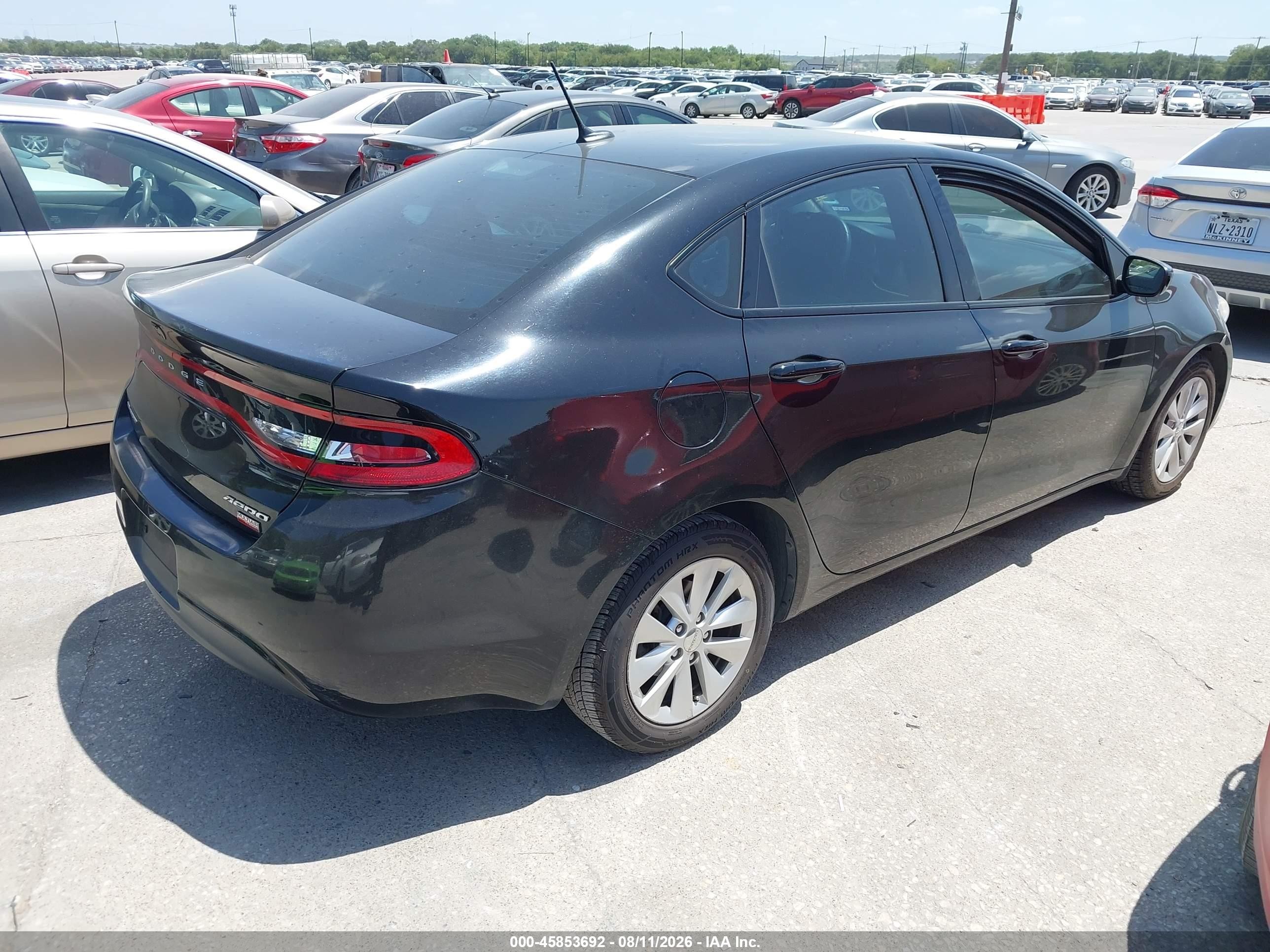 2014 Dodge Dart Aero Black vin: 1C3CDFDH5ED726204
