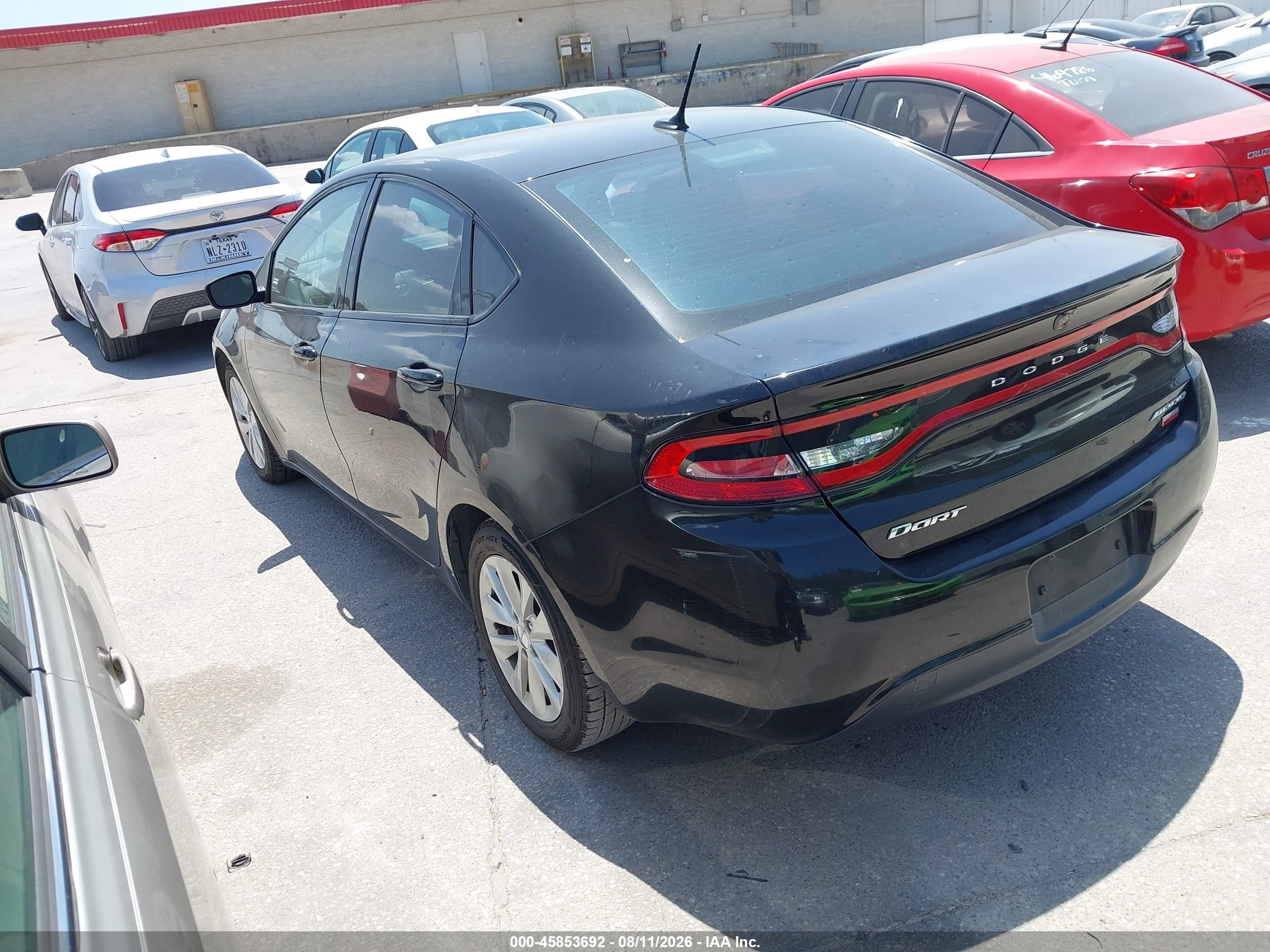2014 Dodge Dart Aero Black vin: 1C3CDFDH5ED726204