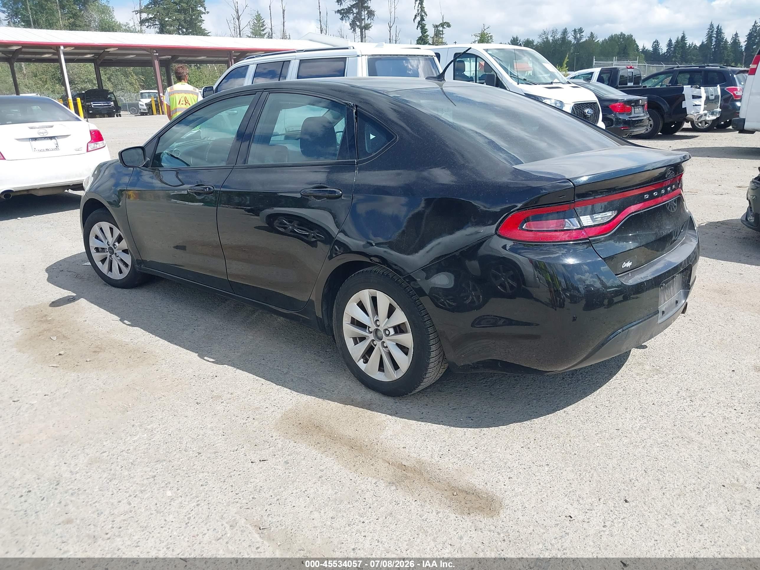 2014 Dodge Dart Aero Black vin: 1C3CDFDH8ED902520