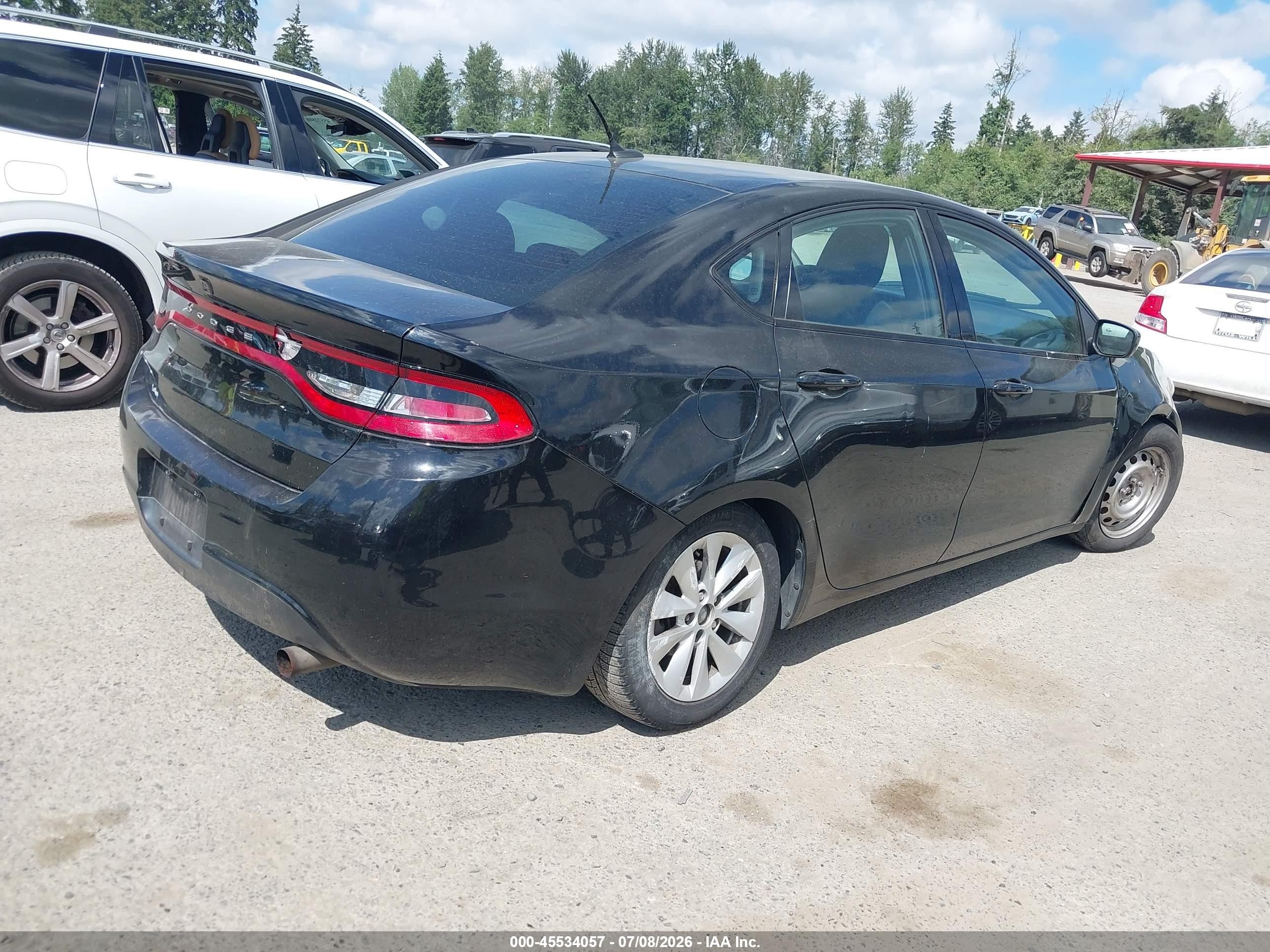 2014 Dodge Dart Aero Black vin: 1C3CDFDH8ED902520