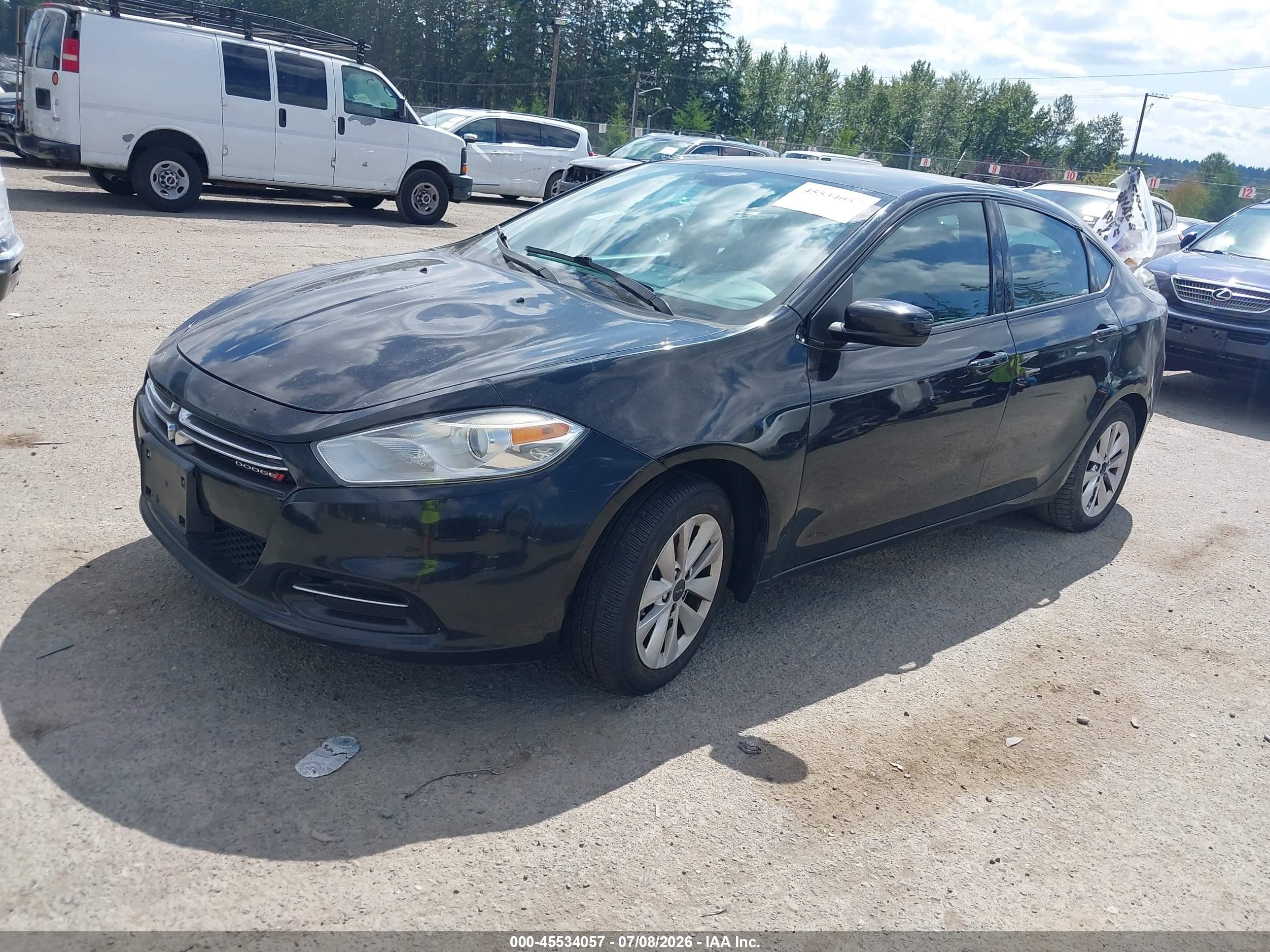 2014 Dodge Dart Aero Black vin: 1C3CDFDH8ED902520