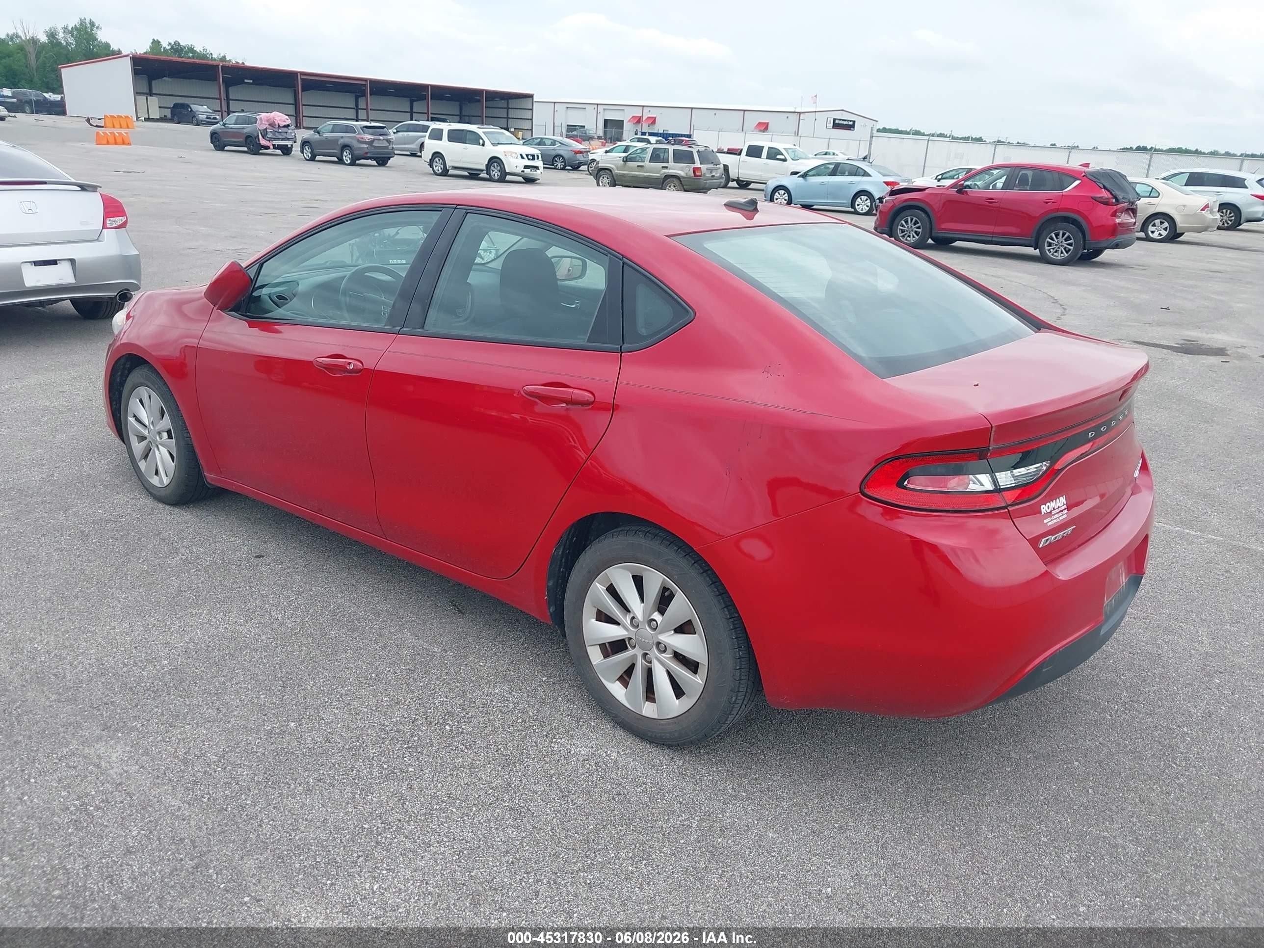 2014 Dodge Dart Aero Red vin: 1C3CDFDH9ED914868