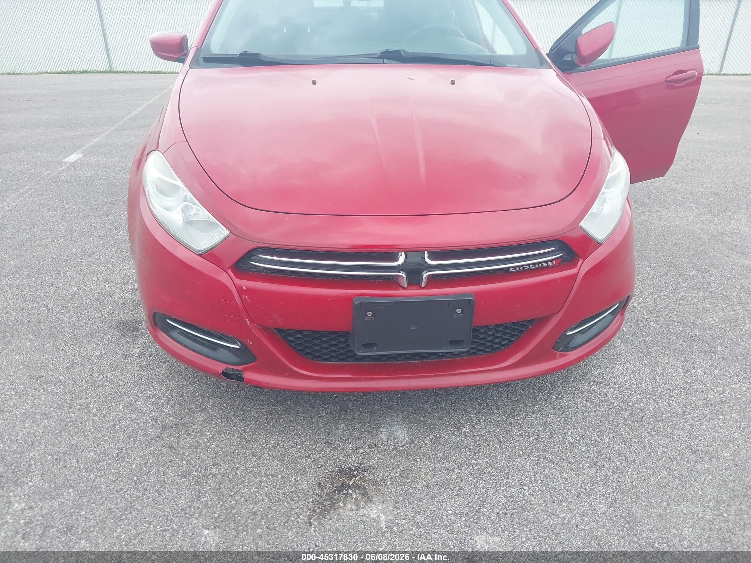 2014 Dodge Dart Aero Red vin: 1C3CDFDH9ED914868
