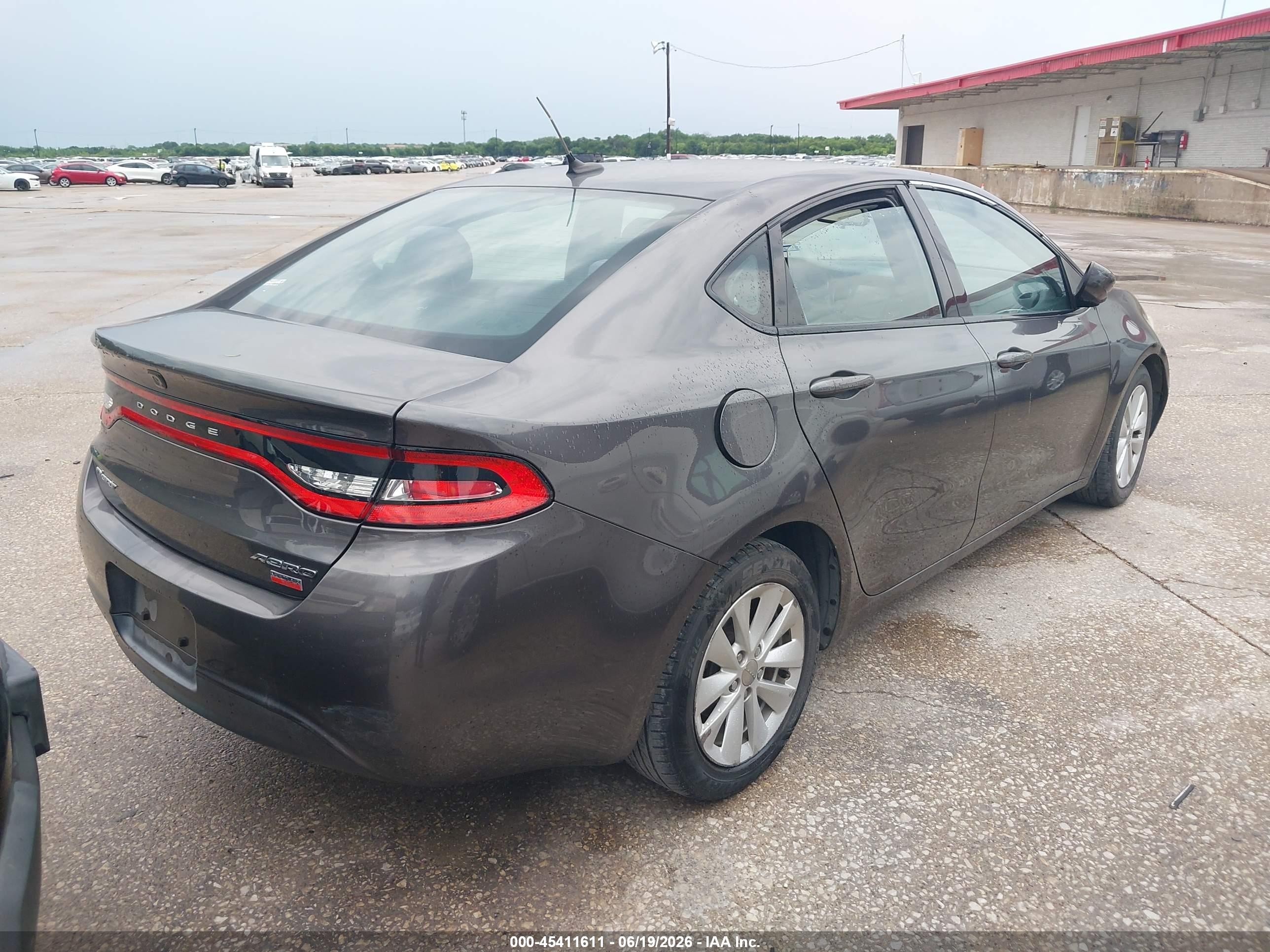 2015 Dodge Dart Aero Gray vin: 1C3CDFDH9FD173607