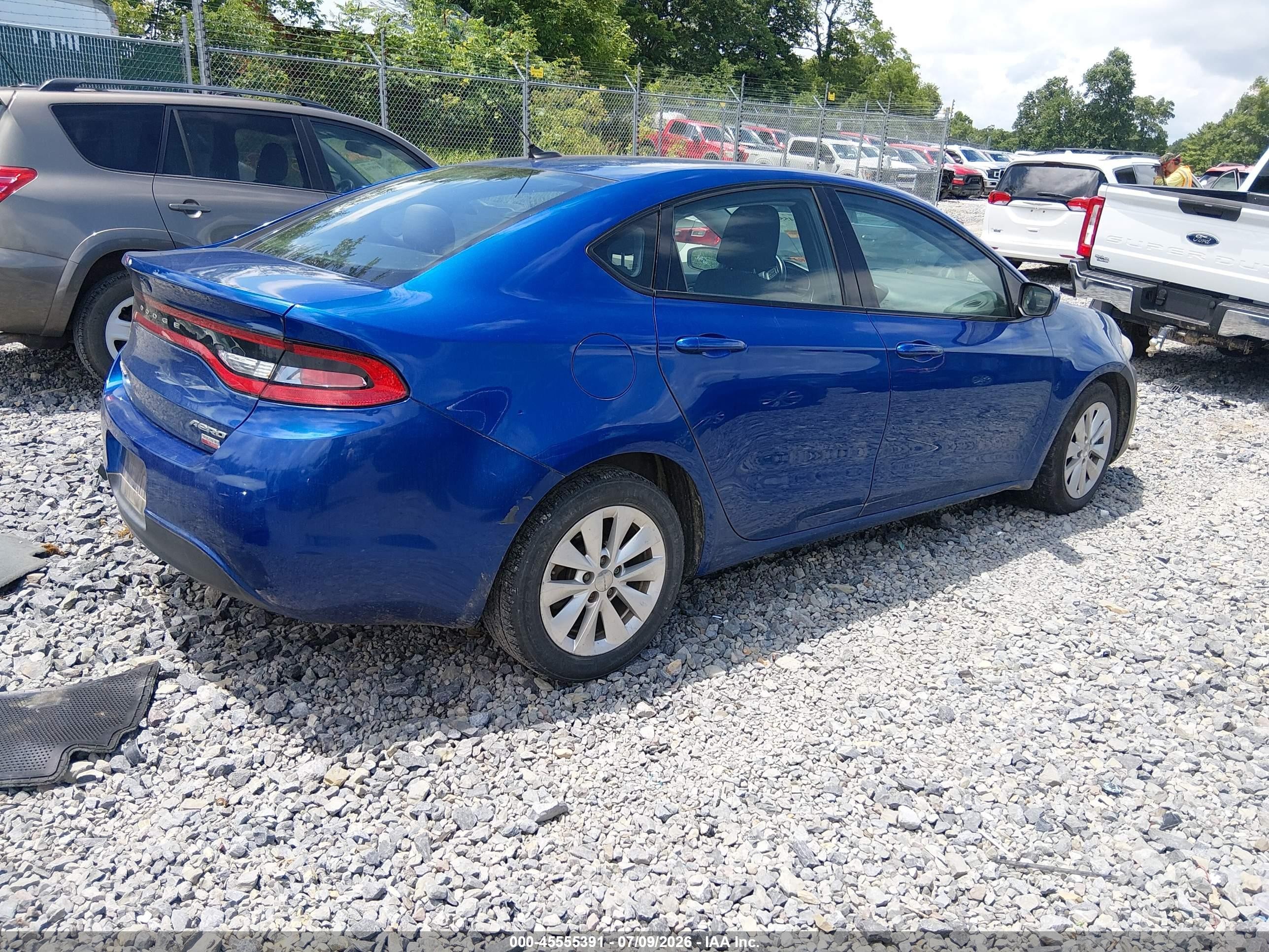 2014 Dodge Dart Aero Синий vin: 1C3CDFDHXED719961