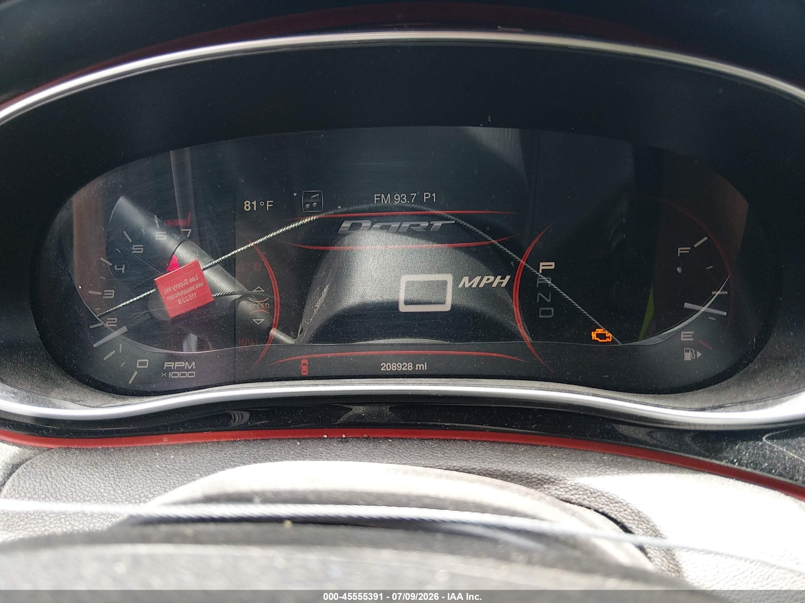 2014 Dodge Dart Aero Синий vin: 1C3CDFDHXED719961