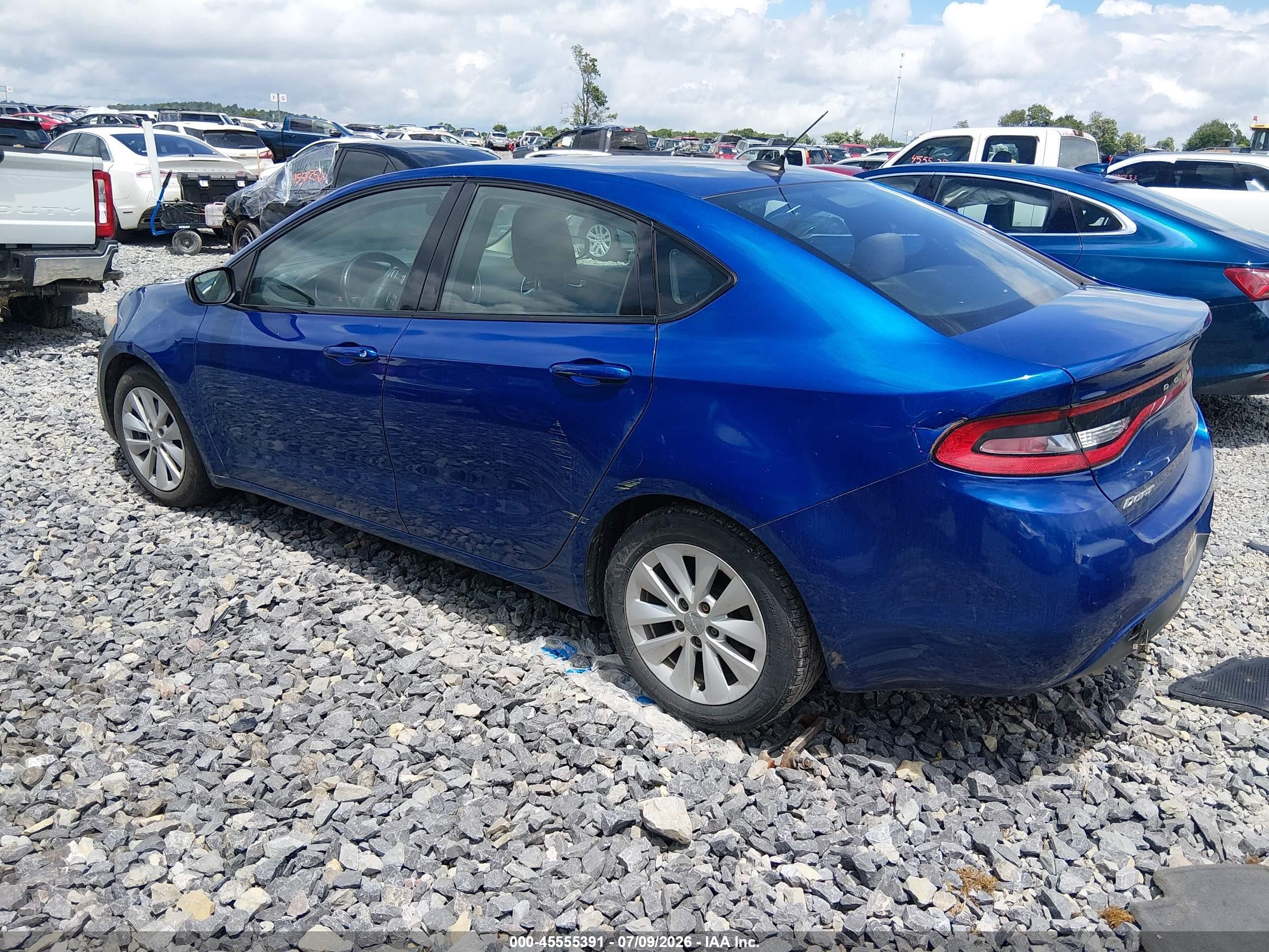 2014 Dodge Dart Aero Синий vin: 1C3CDFDHXED719961