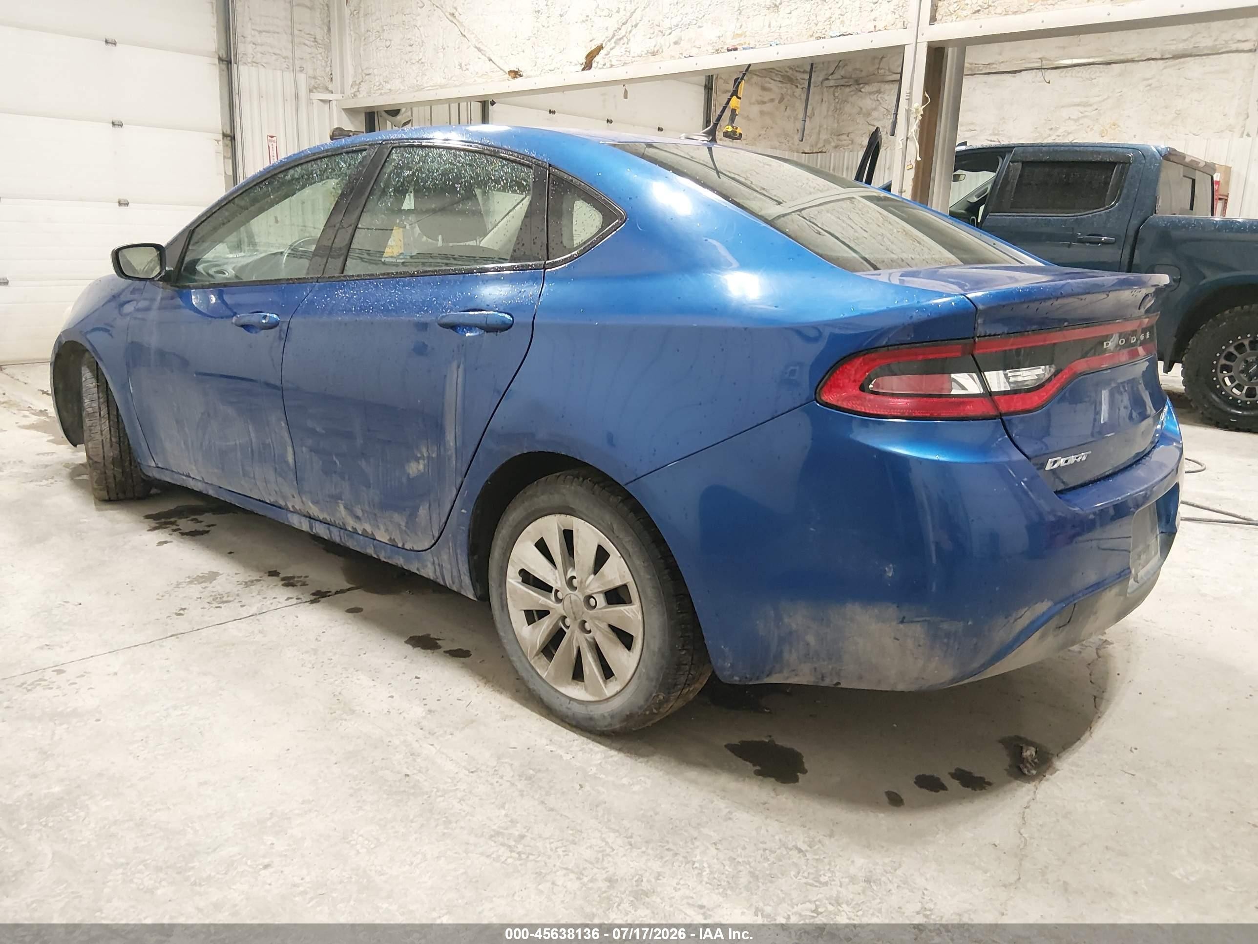 2014 Dodge Dart Aero Blue vin: 1C3CDFDHXED794613