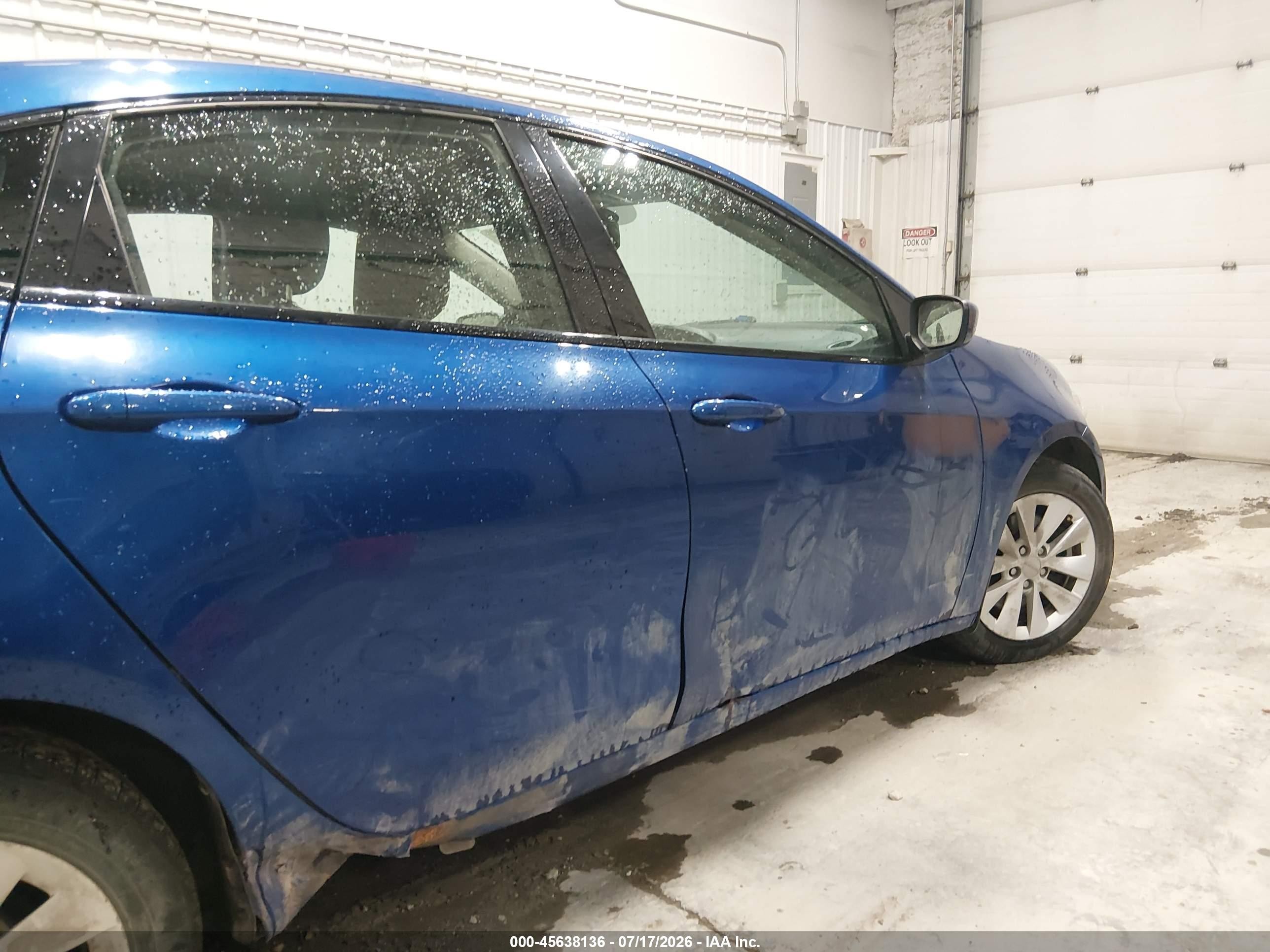 2014 Dodge Dart Aero Blue vin: 1C3CDFDHXED794613