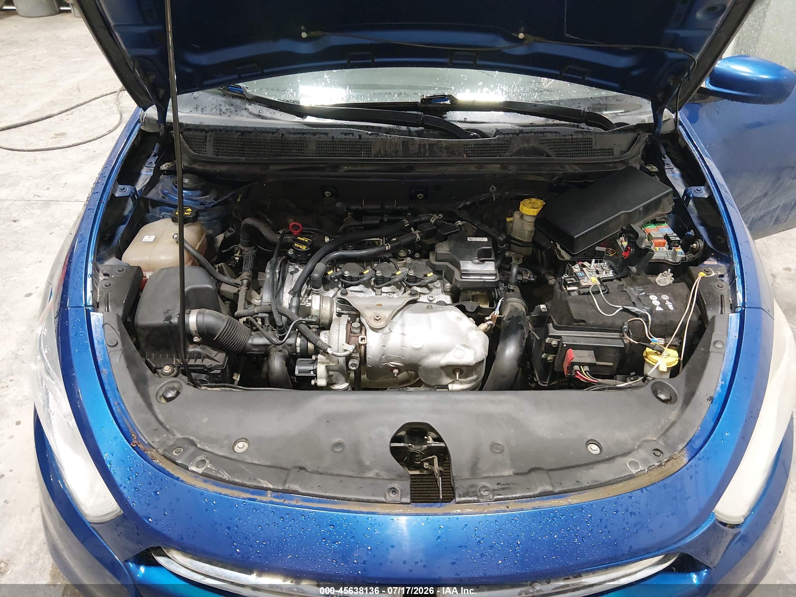2014 Dodge Dart Aero Blue vin: 1C3CDFDHXED794613