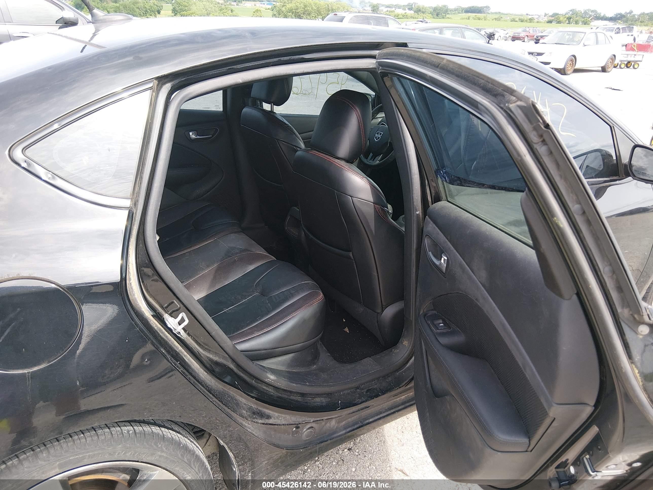 2014 Dodge Dart Gt Black vin: 1C3CDFEB0ED716285