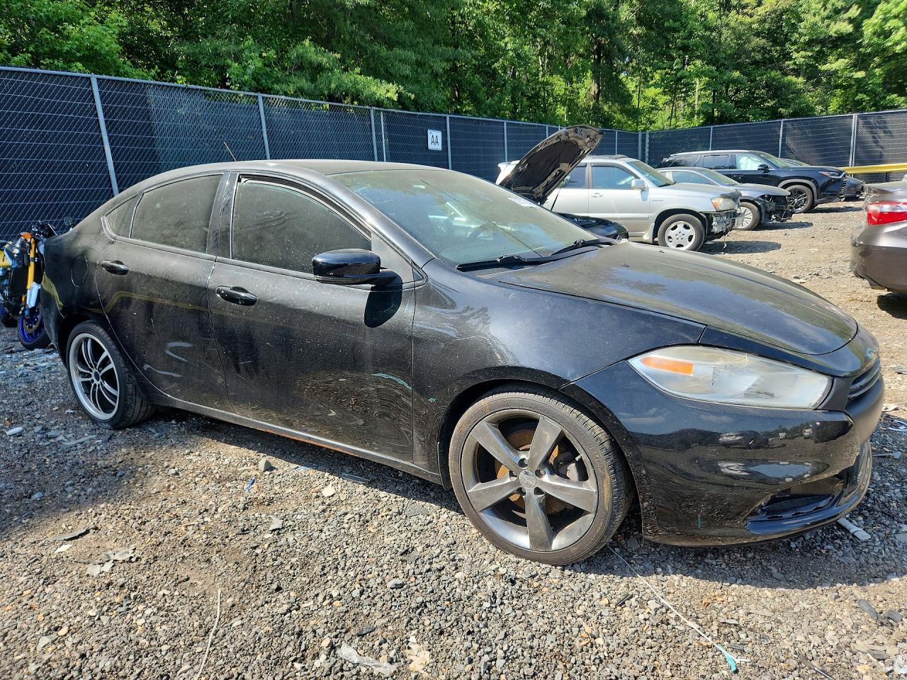 2014 Dodge Dart Gt Black vin: 1C3CDFEB0ED920259