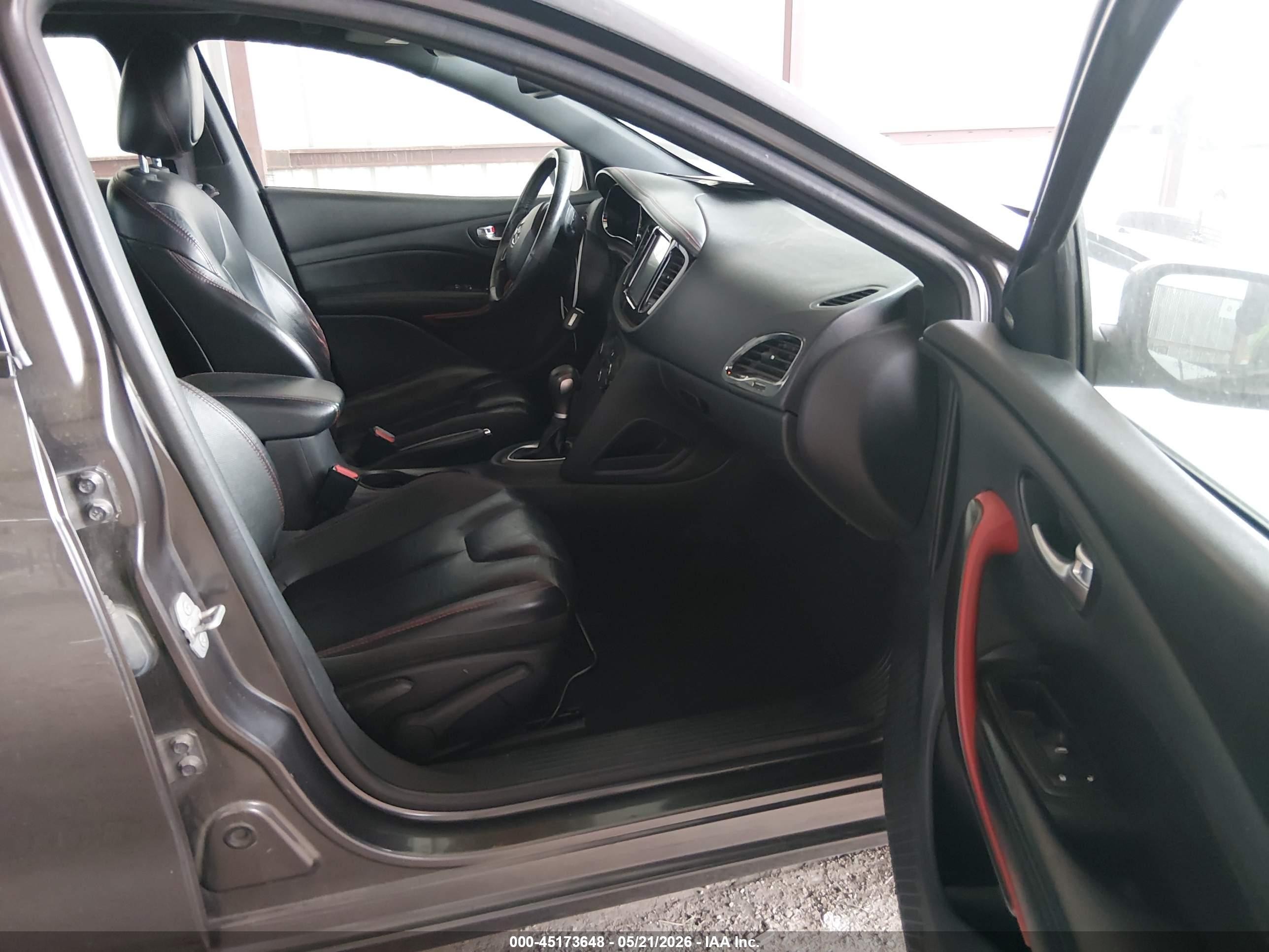 2015 Dodge Dart Gt Gray vin: 1C3CDFEB0FD122751