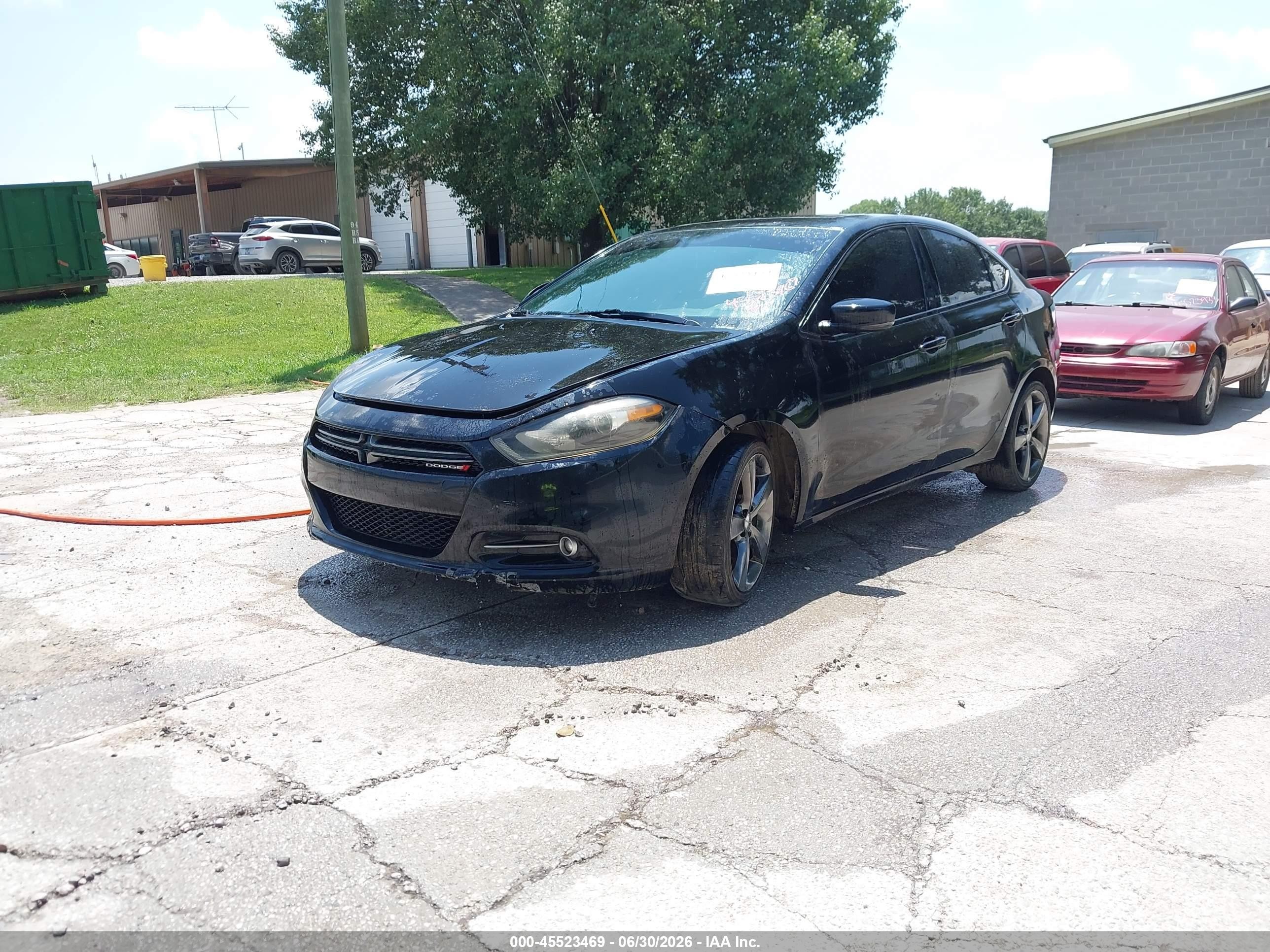 2015 Dodge Dart Gt Black vin: 1C3CDFEB1FD345199
