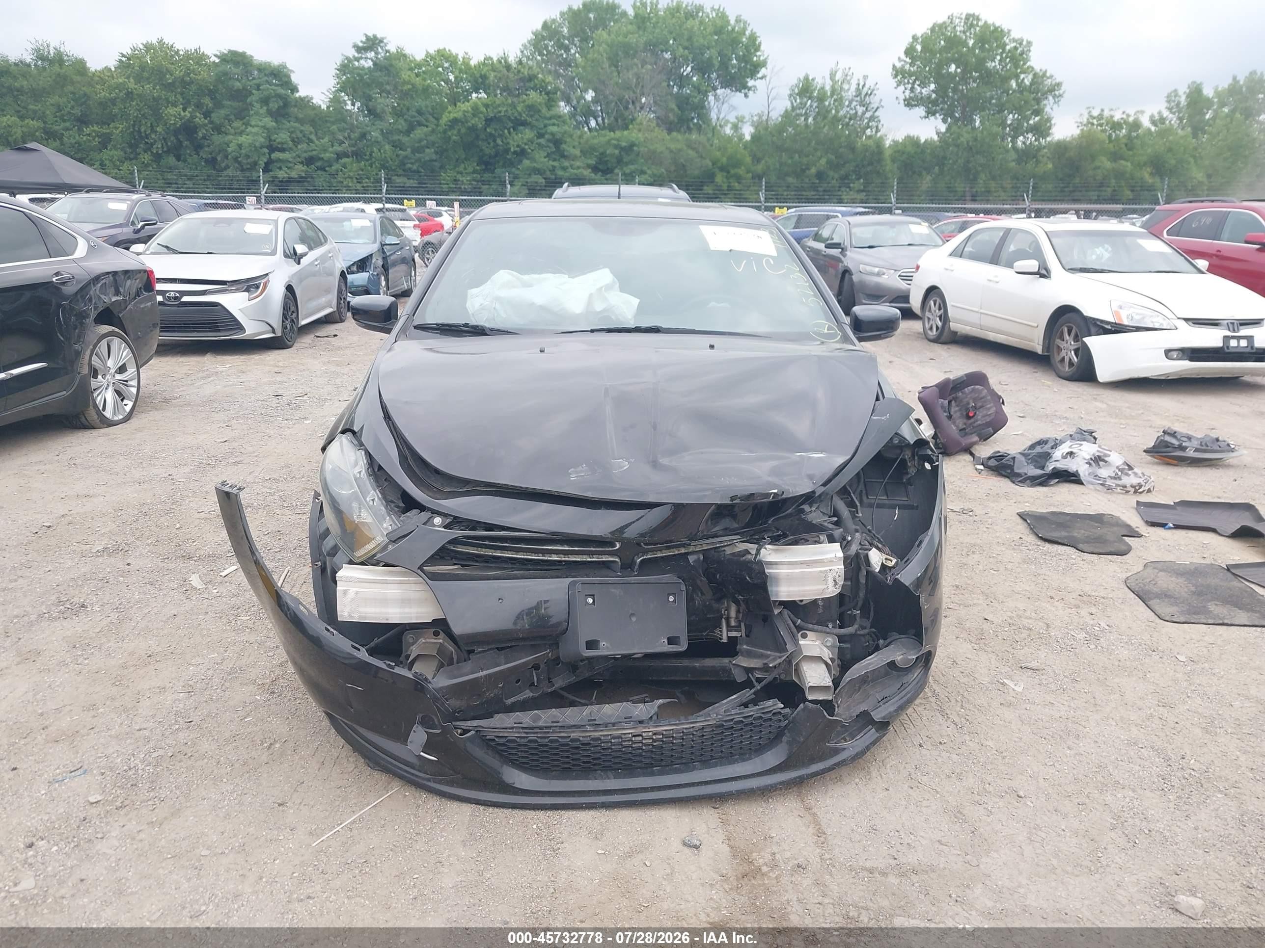 2014 Dodge Dart Gt Black vin: 1C3CDFEB2ED867001
