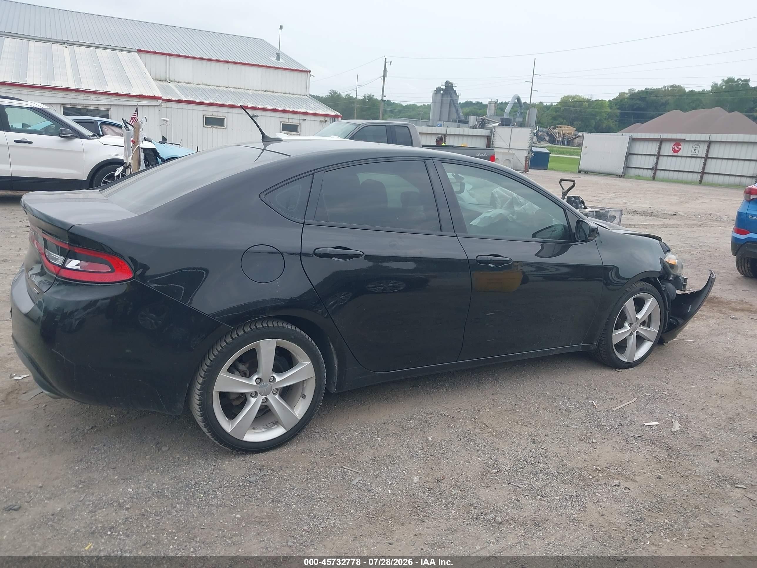2014 Dodge Dart Gt Black vin: 1C3CDFEB2ED867001