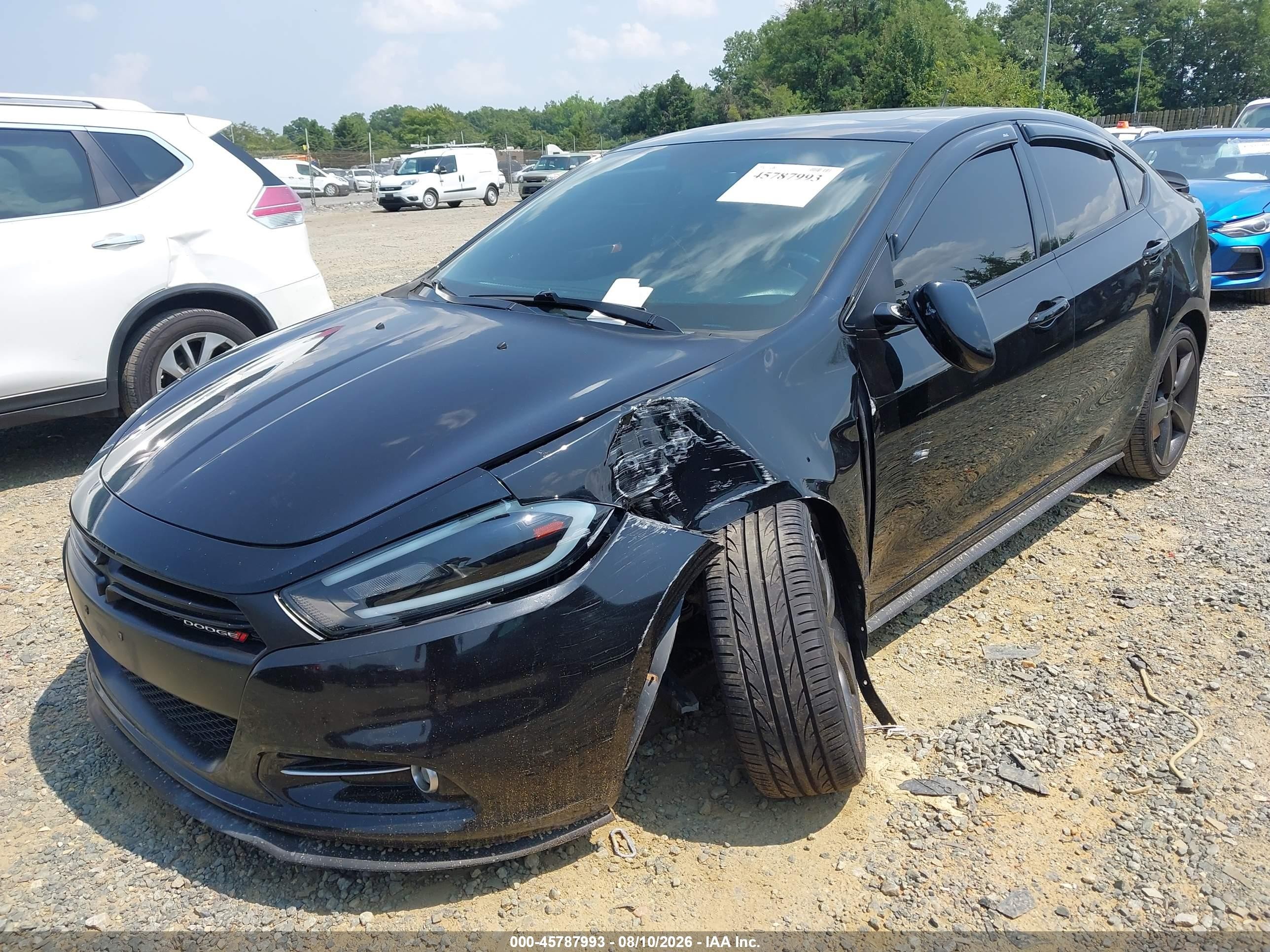 2014 Dodge Dart Gt Black vin: 1C3CDFEB2ED913524