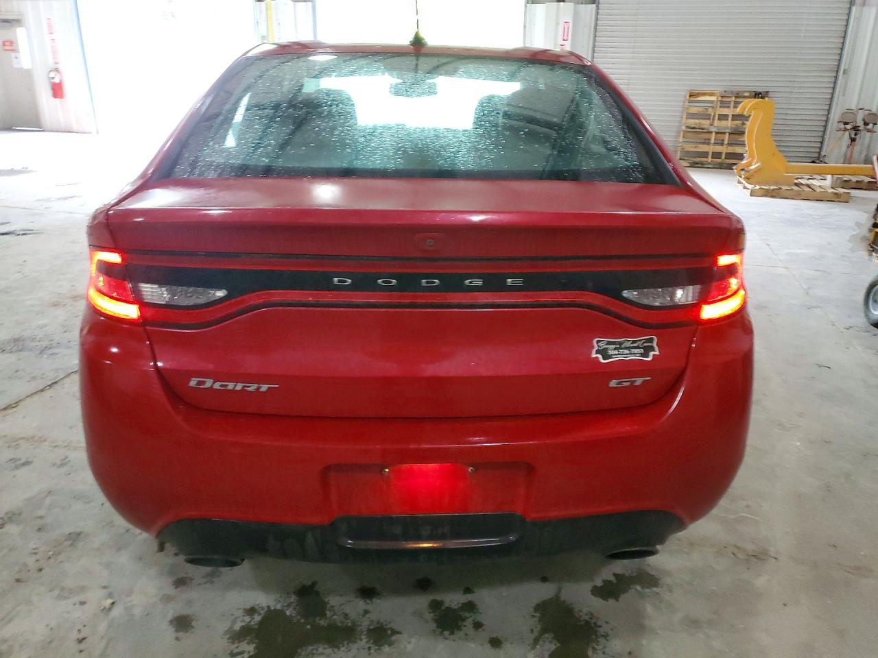 2015 Dodge Dart Gt Red vin: 1C3CDFEB2FD252563