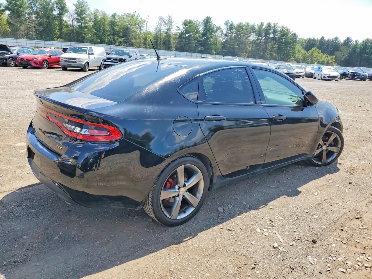 2014 Dodge Dart Gt Black vin: 1C3CDFEB3ED724638