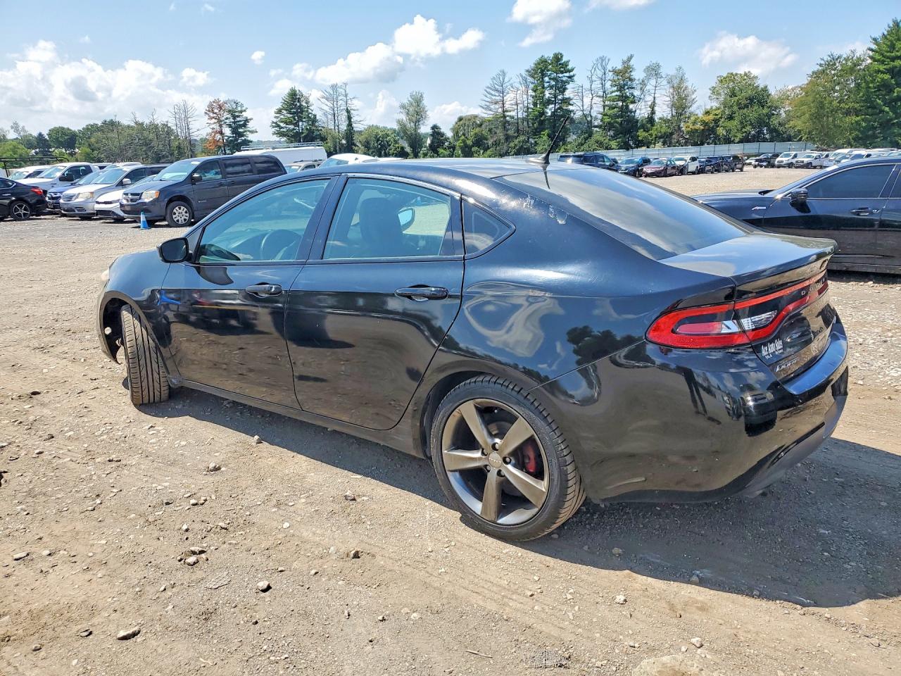 2014 Dodge Dart Gt Black vin: 1C3CDFEB3ED724638