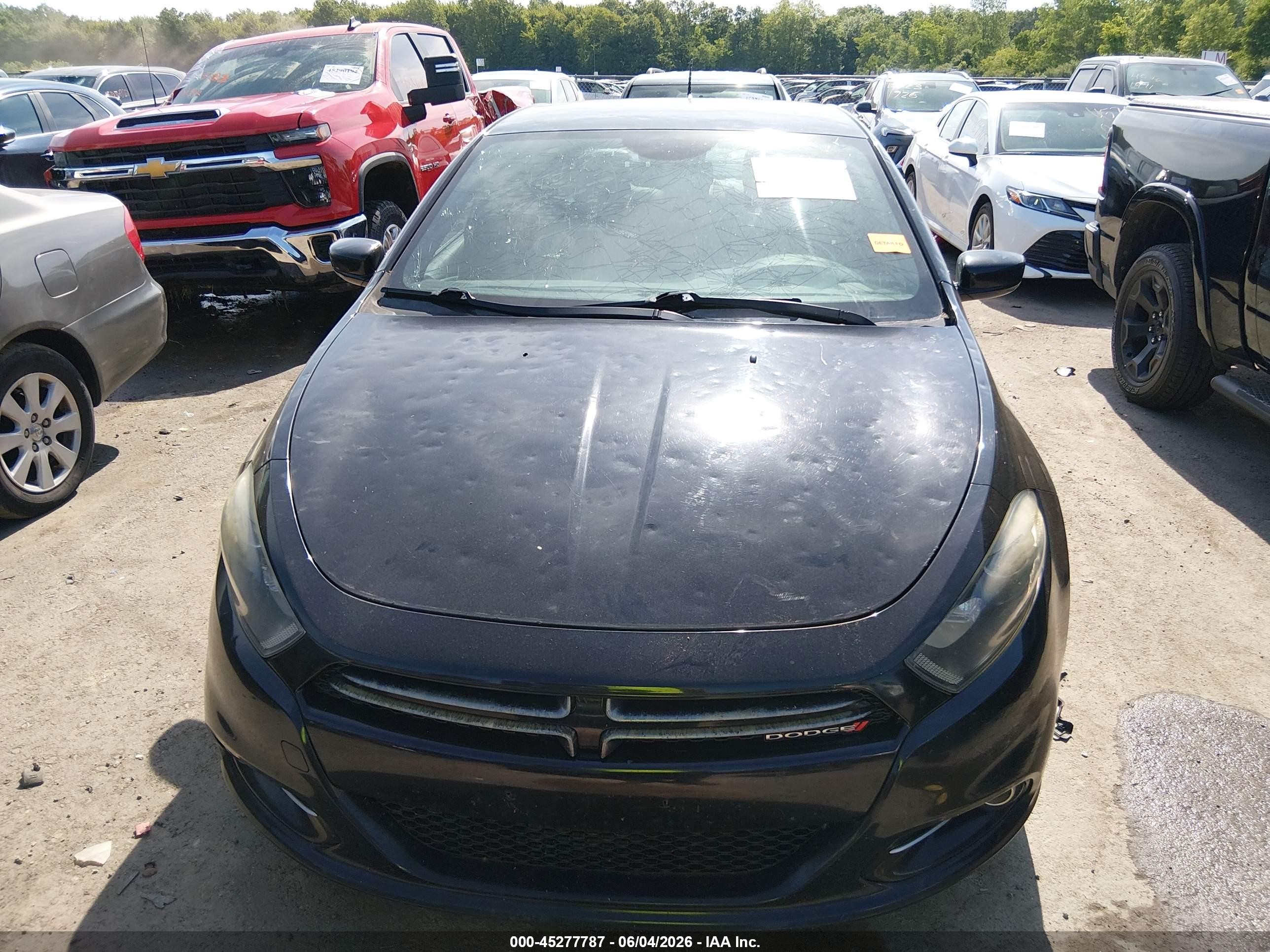 2014 Dodge Dart Gt Black vin: 1C3CDFEB3ED866651