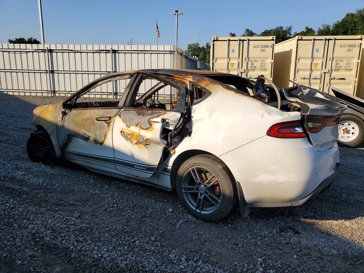 2015 Dodge Dart Gt Белый vin: 1C3CDFEB3FD346774