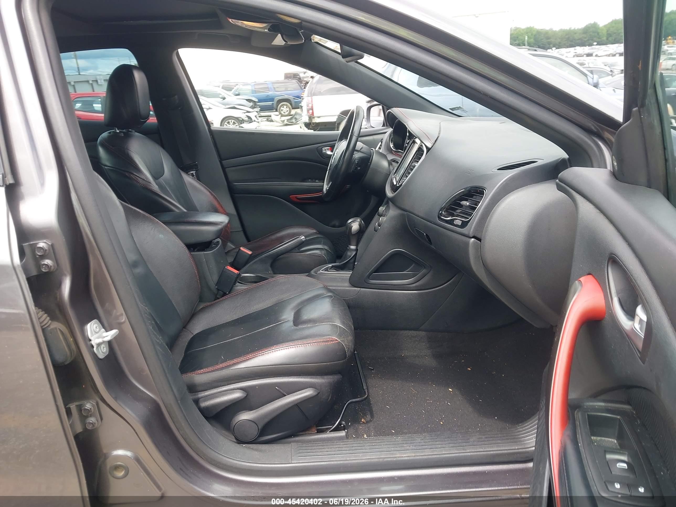 2015 Dodge Dart Gt Gray vin: 1C3CDFEB3FD369083