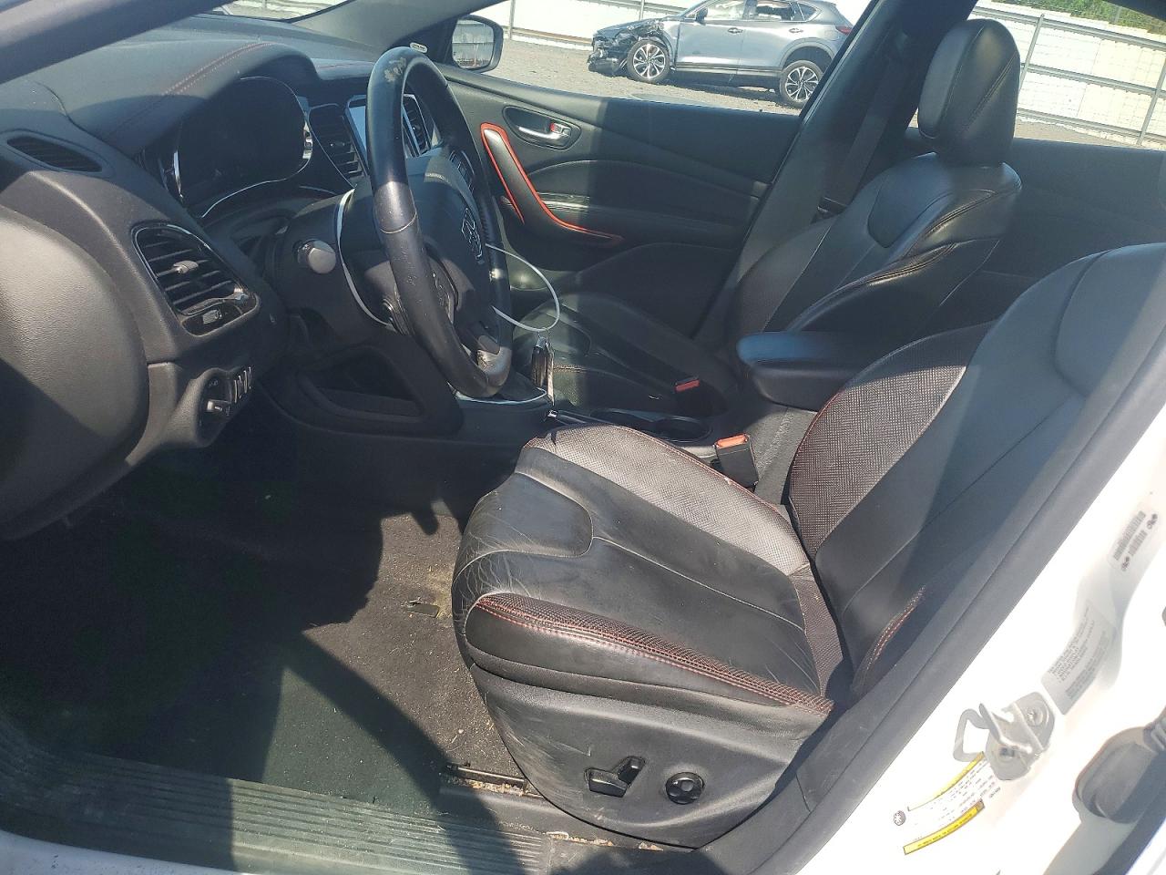 2015 Dodge Dart Gt White vin: 1C3CDFEB3FD411039