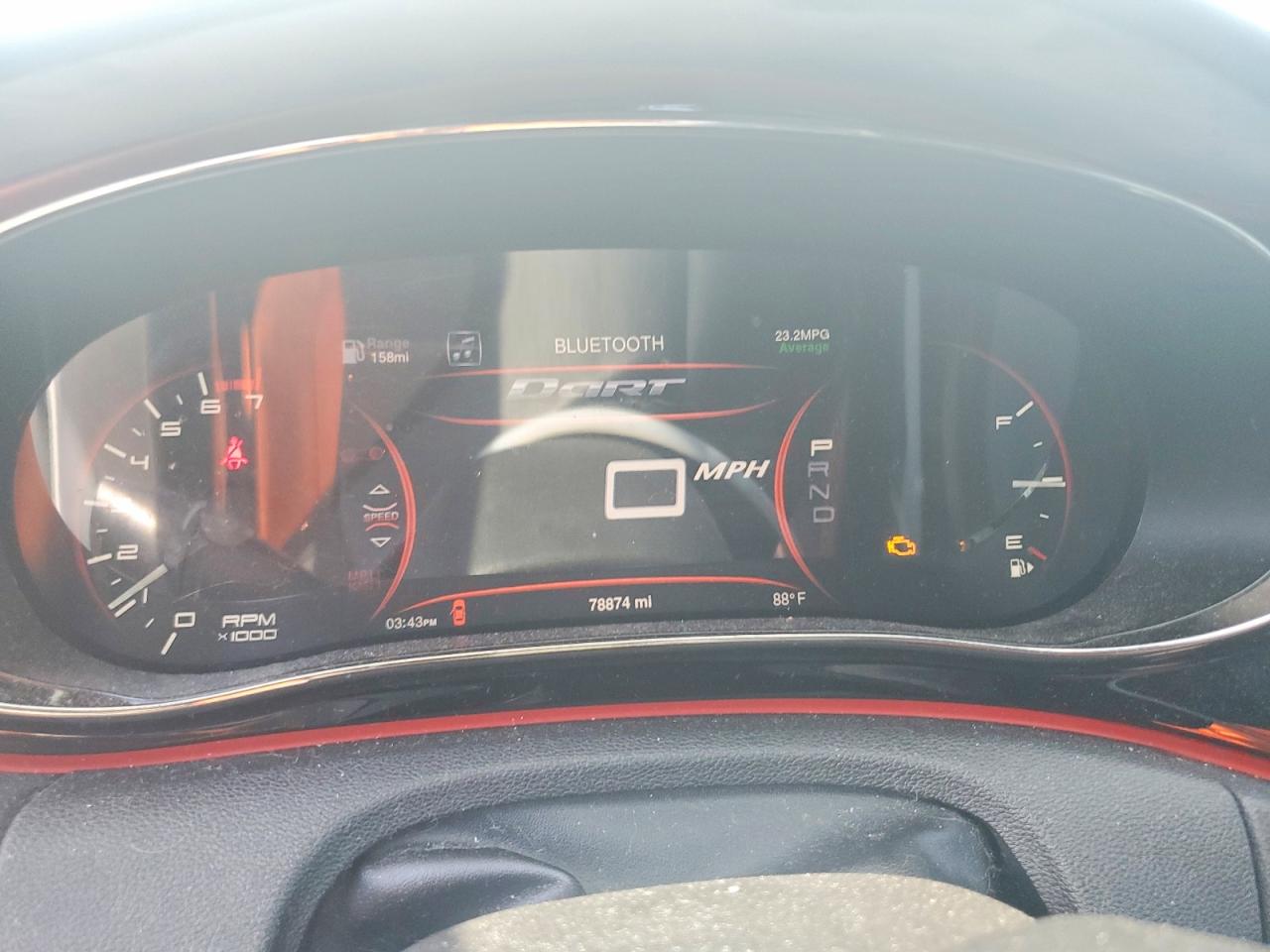 2015 Dodge Dart Gt White vin: 1C3CDFEB3FD411039