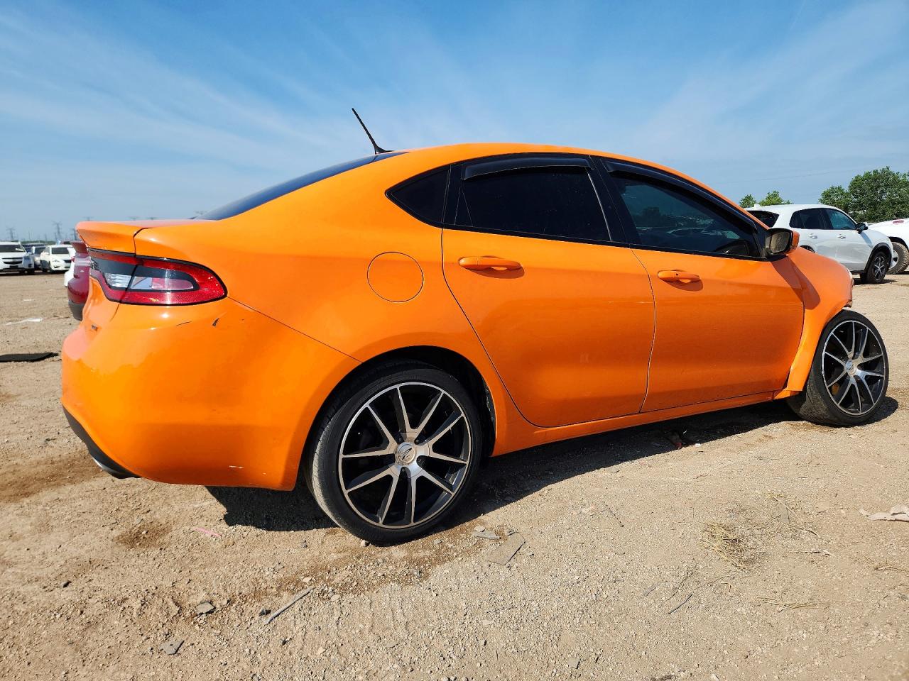 2014 Dodge Dart Gt Orange vin: 1C3CDFEB4ED866223