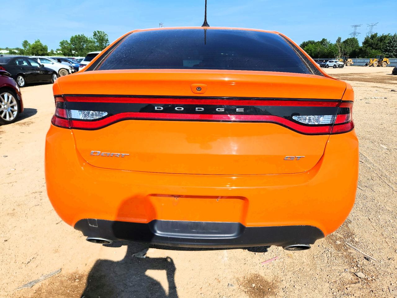 2014 Dodge Dart Gt Orange vin: 1C3CDFEB4ED866223