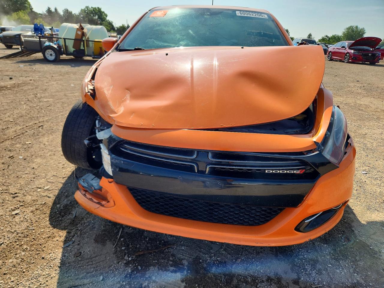 2014 Dodge Dart Gt Orange vin: 1C3CDFEB4ED866223