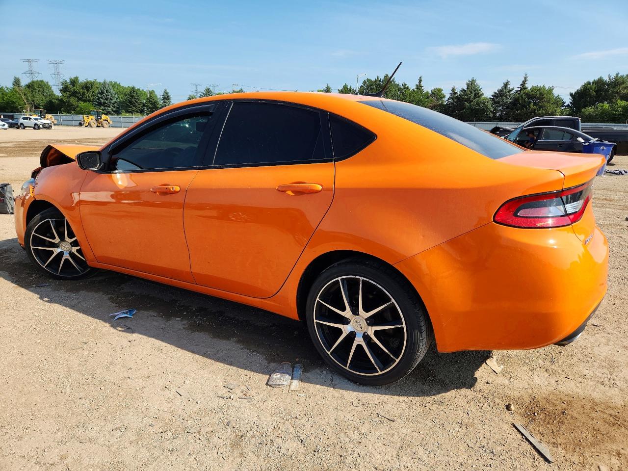 2014 Dodge Dart Gt Orange vin: 1C3CDFEB4ED866223