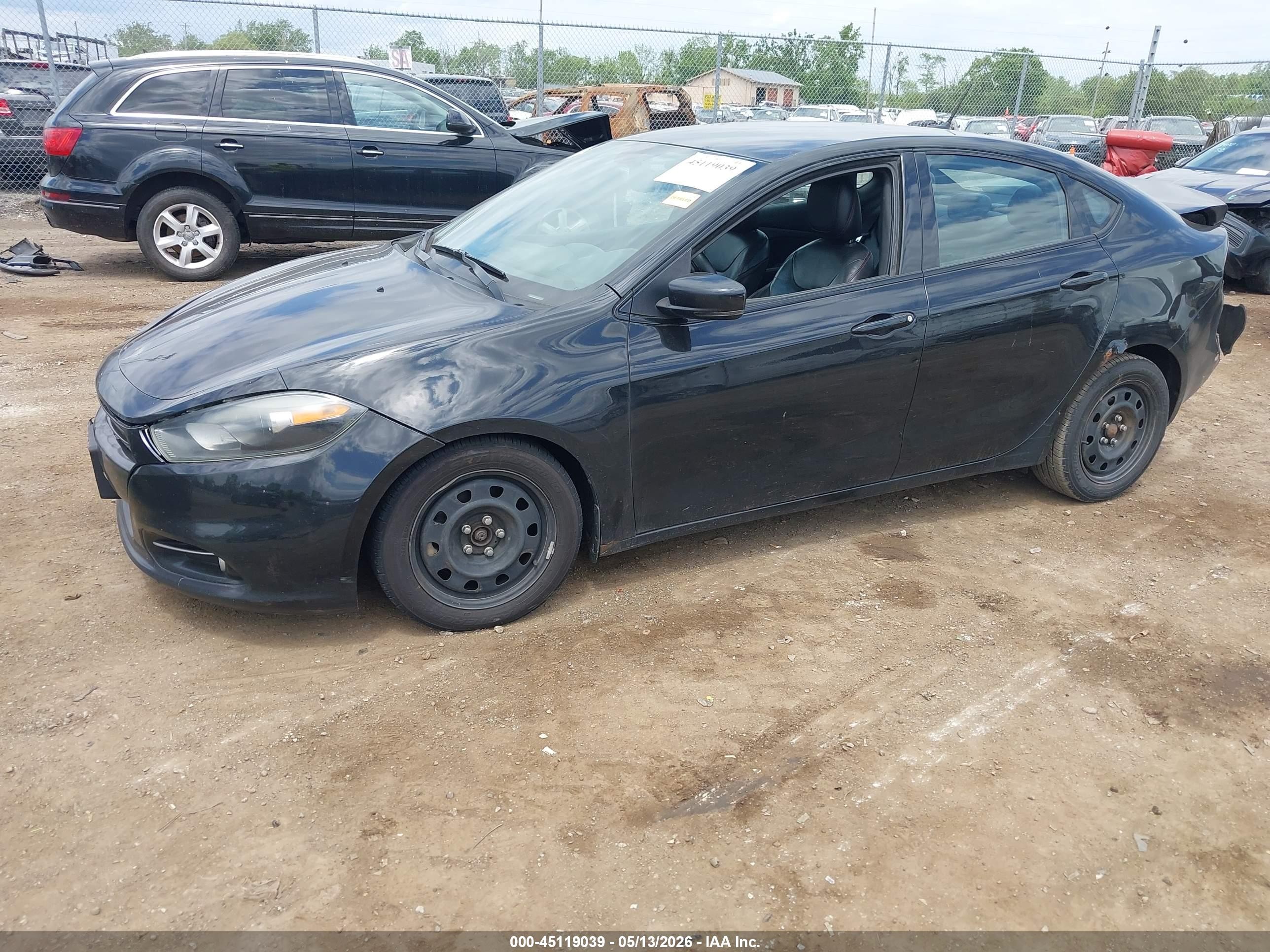 2014 Dodge Dart Gt Black vin: 1C3CDFEB4ED879022