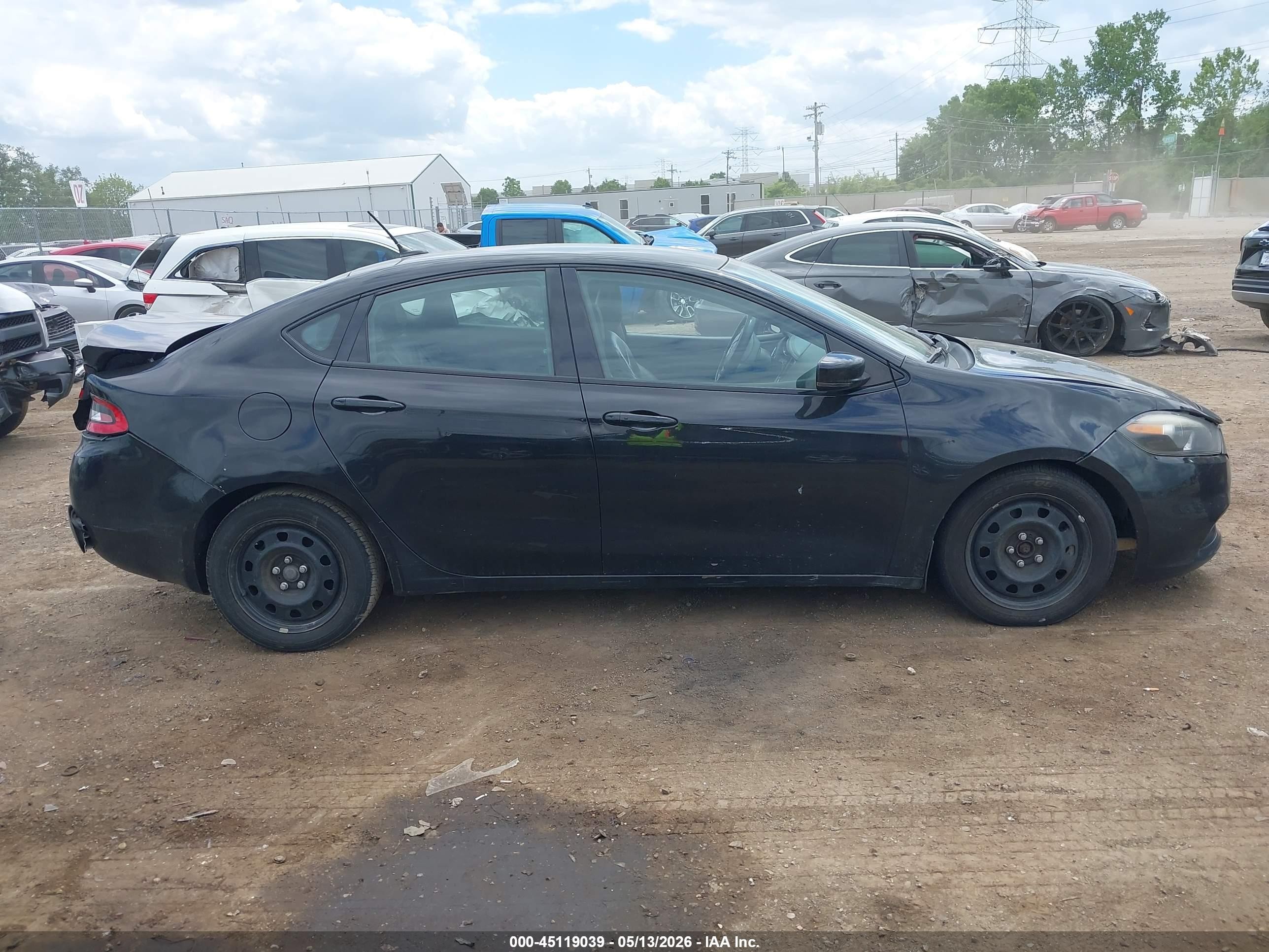 2014 Dodge Dart Gt Black vin: 1C3CDFEB4ED879022