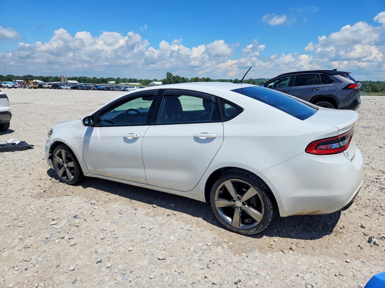 2015 Dodge Dart Gt White vin: 1C3CDFEB4FD205003