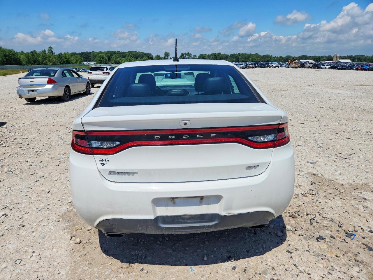 2015 Dodge Dart Gt White vin: 1C3CDFEB4FD205003
