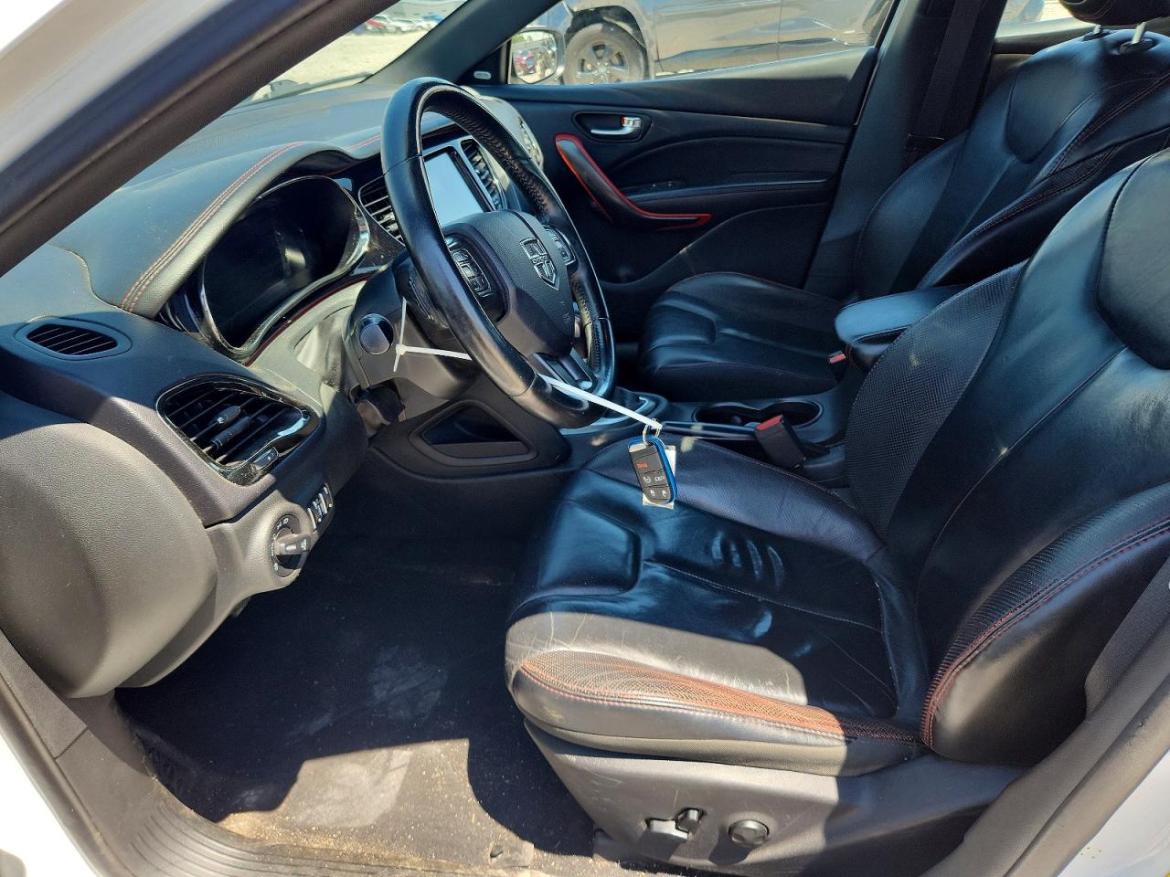 2015 Dodge Dart Gt White vin: 1C3CDFEB4FD205003