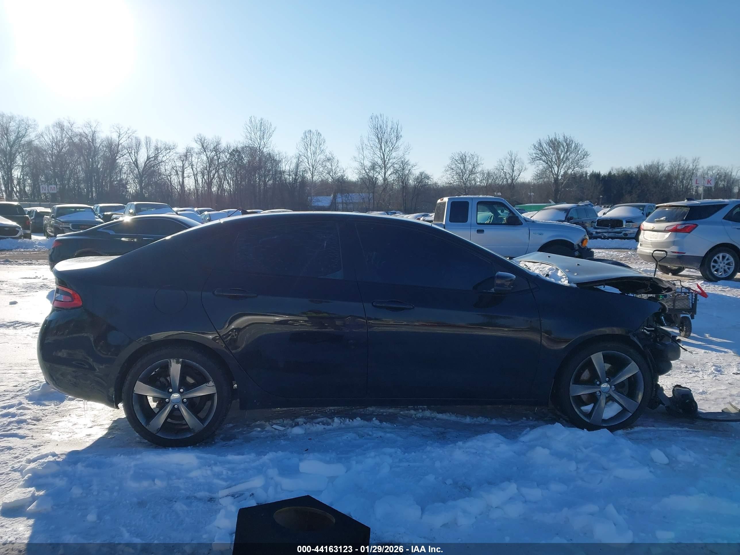 2015 Dodge Dart Gt Black vin: 1C3CDFEB4FD278162