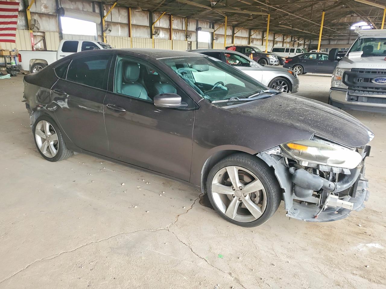 2015 Dodge Dart Gt Gray vin: 1C3CDFEB4FD310690
